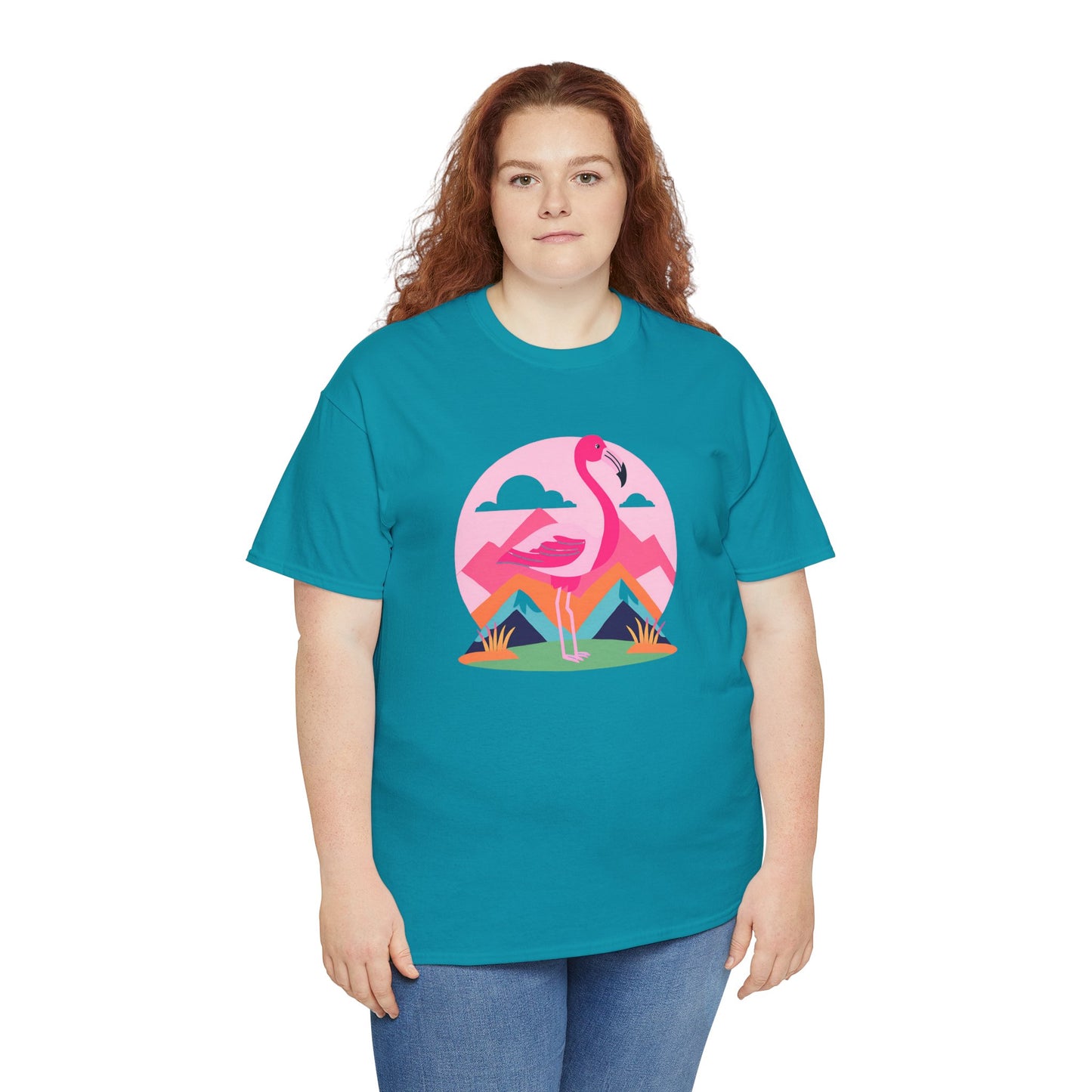 Flamingo Tee- Cotton T-shirt