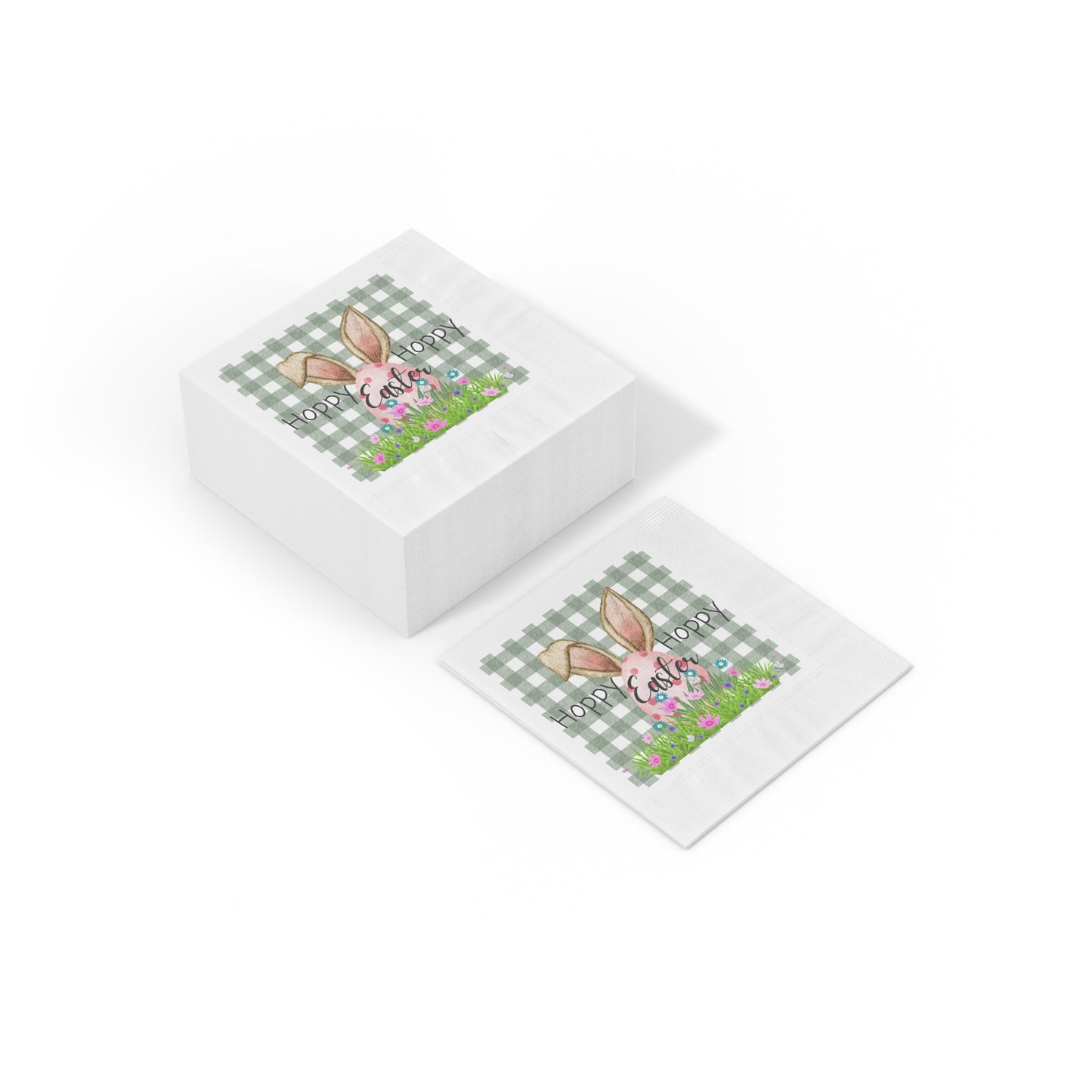 Hoppy Easter Decor Napkins - Festive Bunny Design for Spring Celebrations