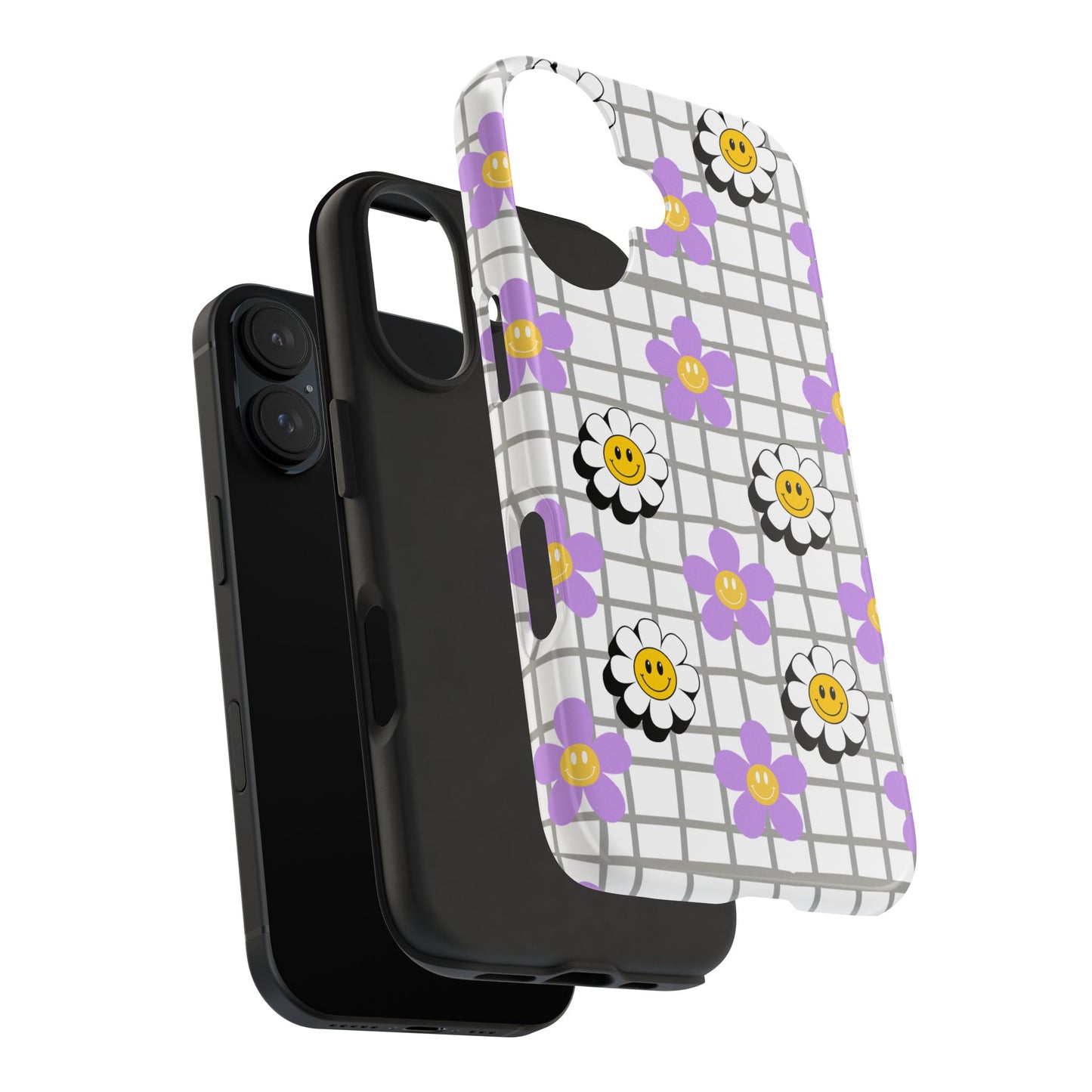 Phone Case - Flower Smiley Design