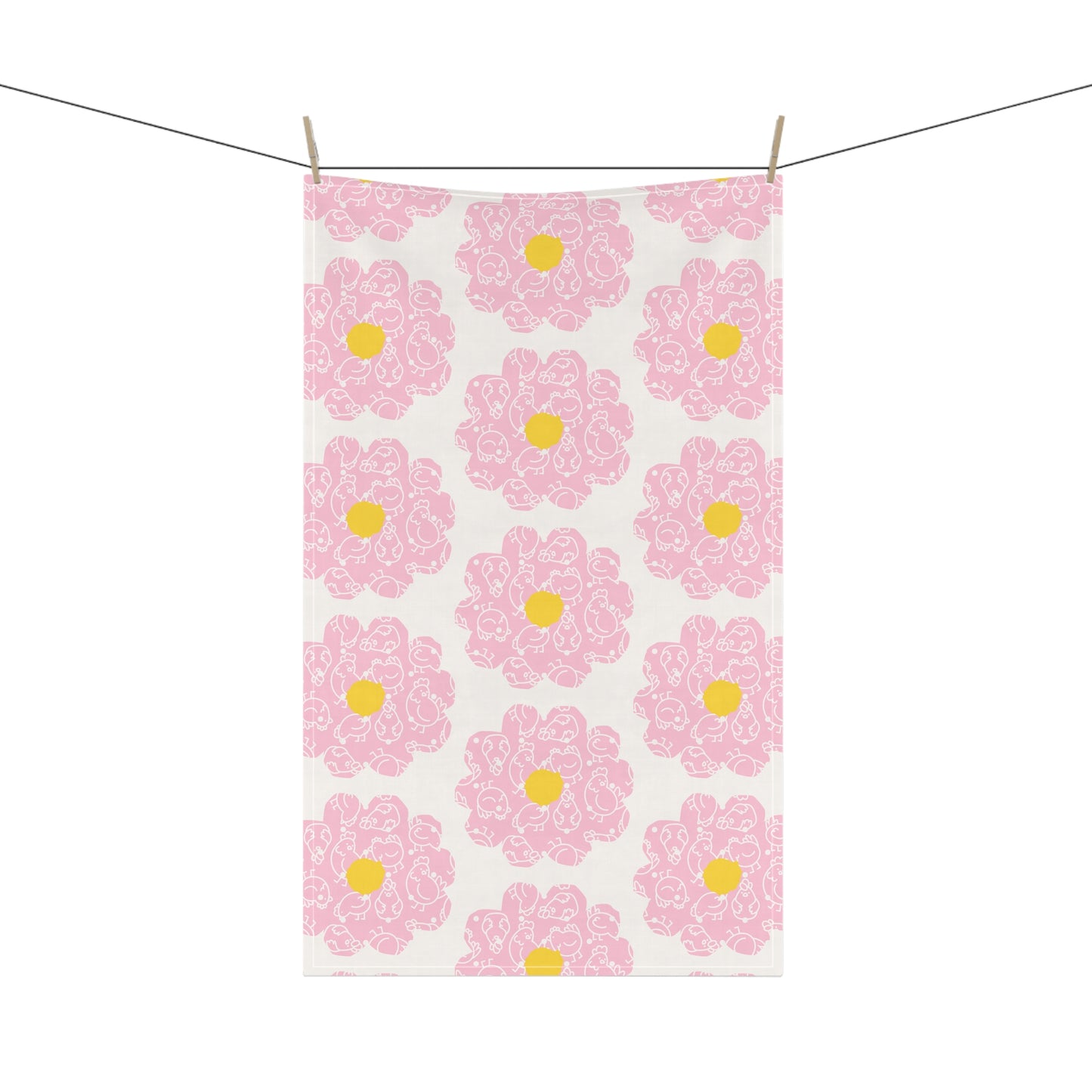 Floral Design Cotton Tea Towels - Perfect for Home and Kitchen Decor
