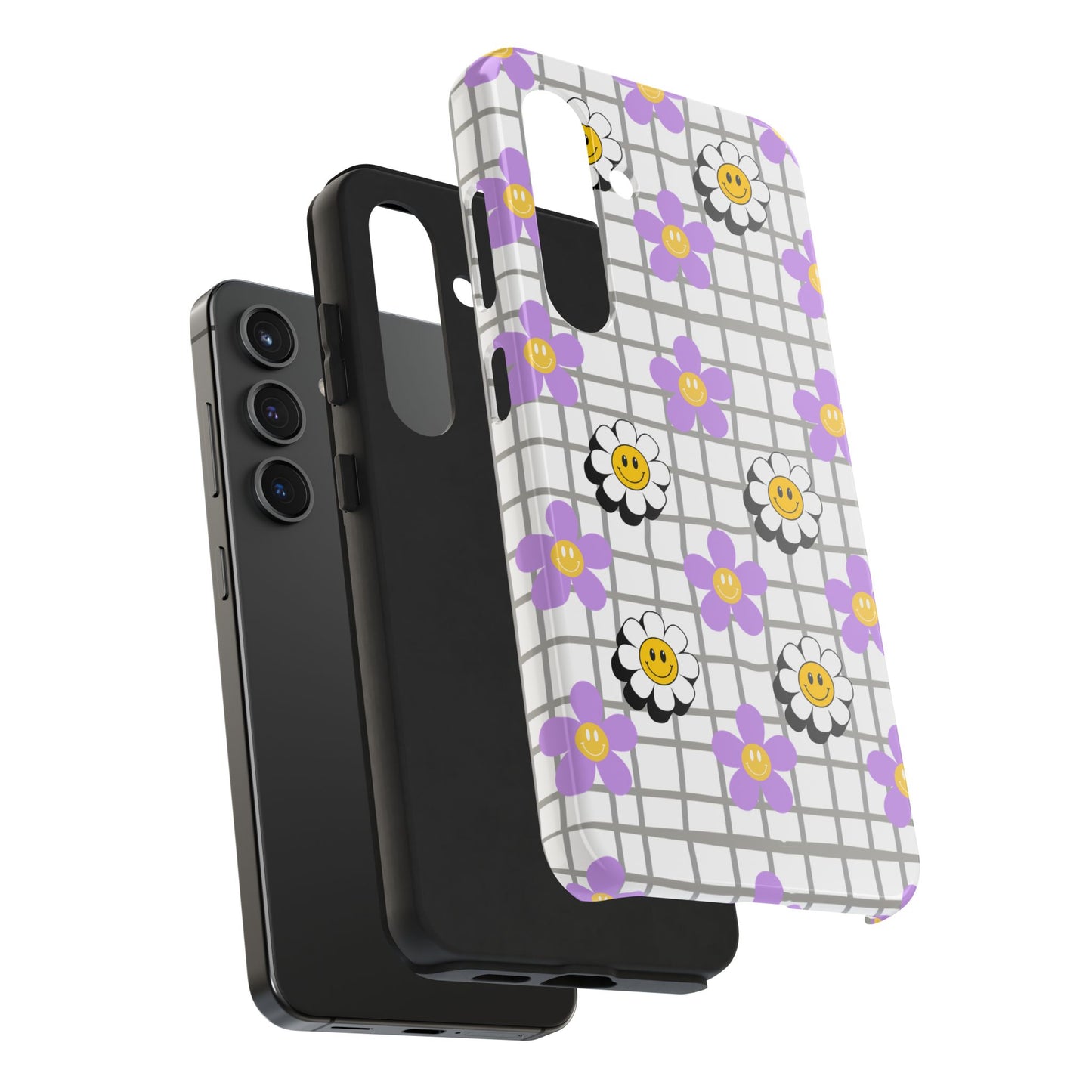 Phone Case - Flower Smiley Design
