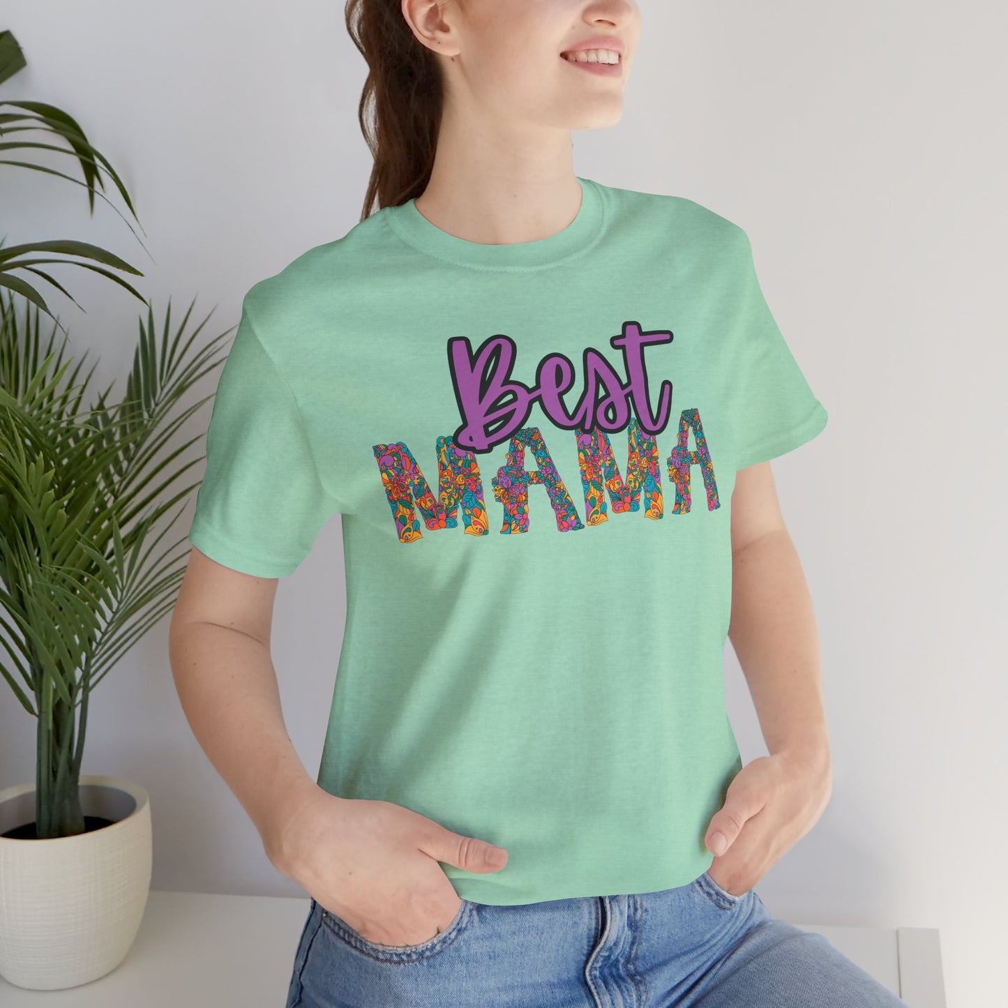 Floral 'Mama' Tee