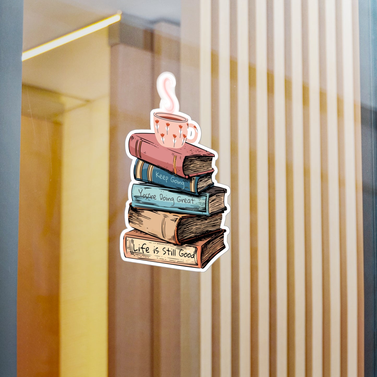 Book Lovers Keep Going Vinyl Decals