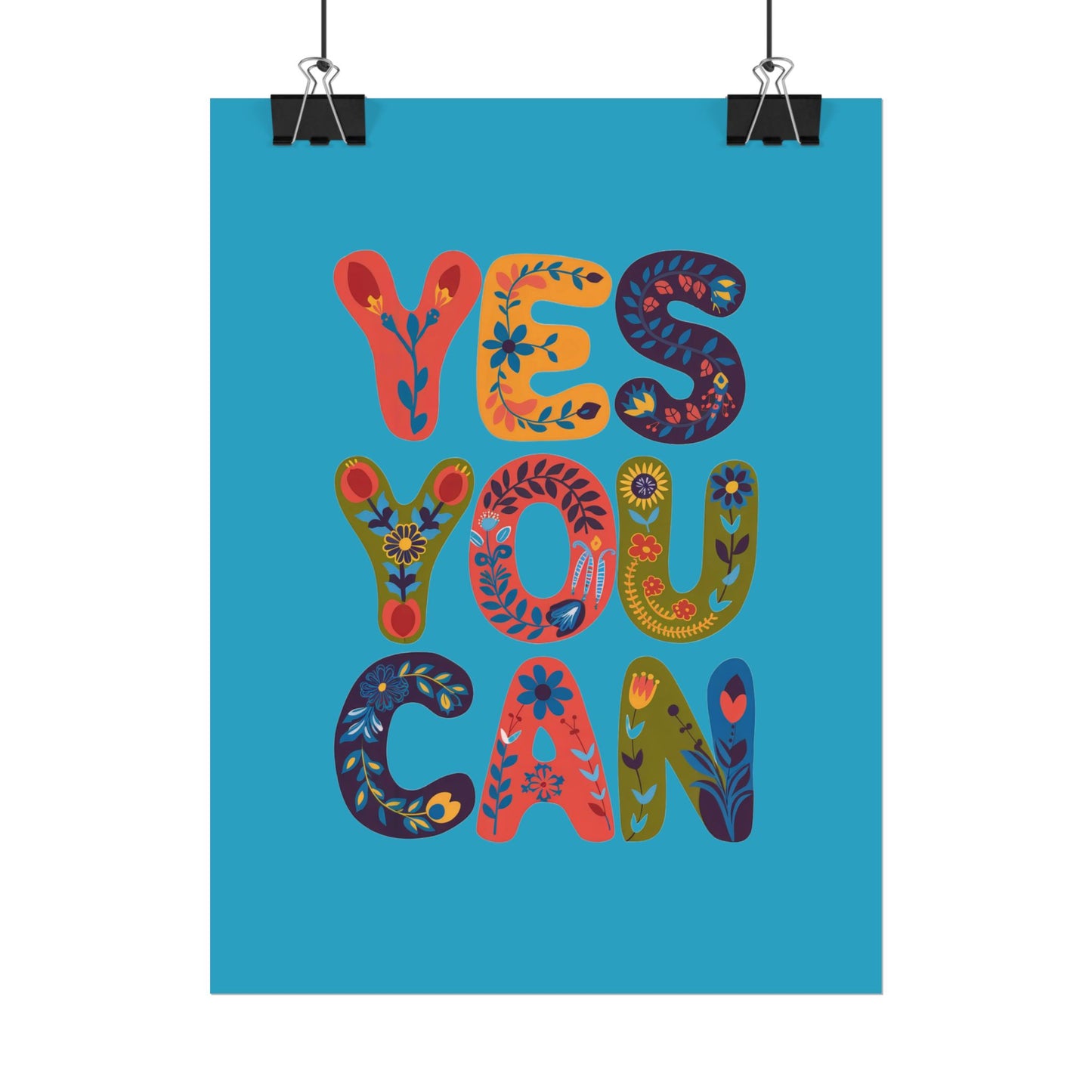 Poster - Yes You Can Inspirational Poster
