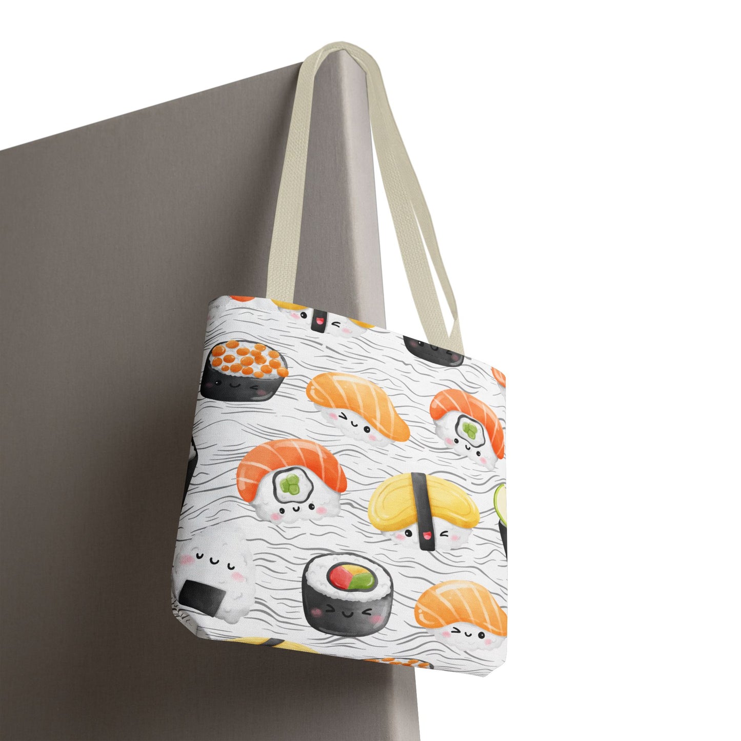 Cute Sushi Pattern Tote Bag - Perfect for Food Lovers