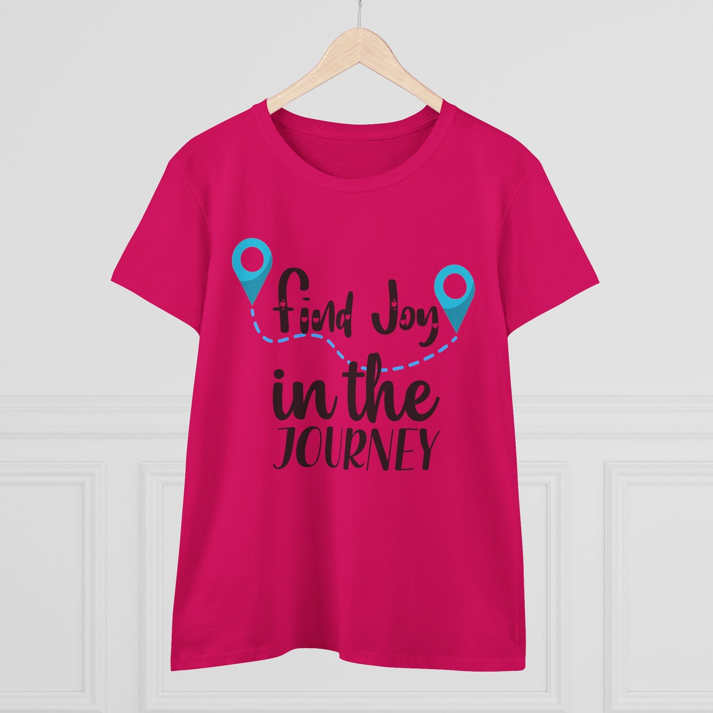 Cotton Tee - Find Joy in the Journey Graphic Shirt