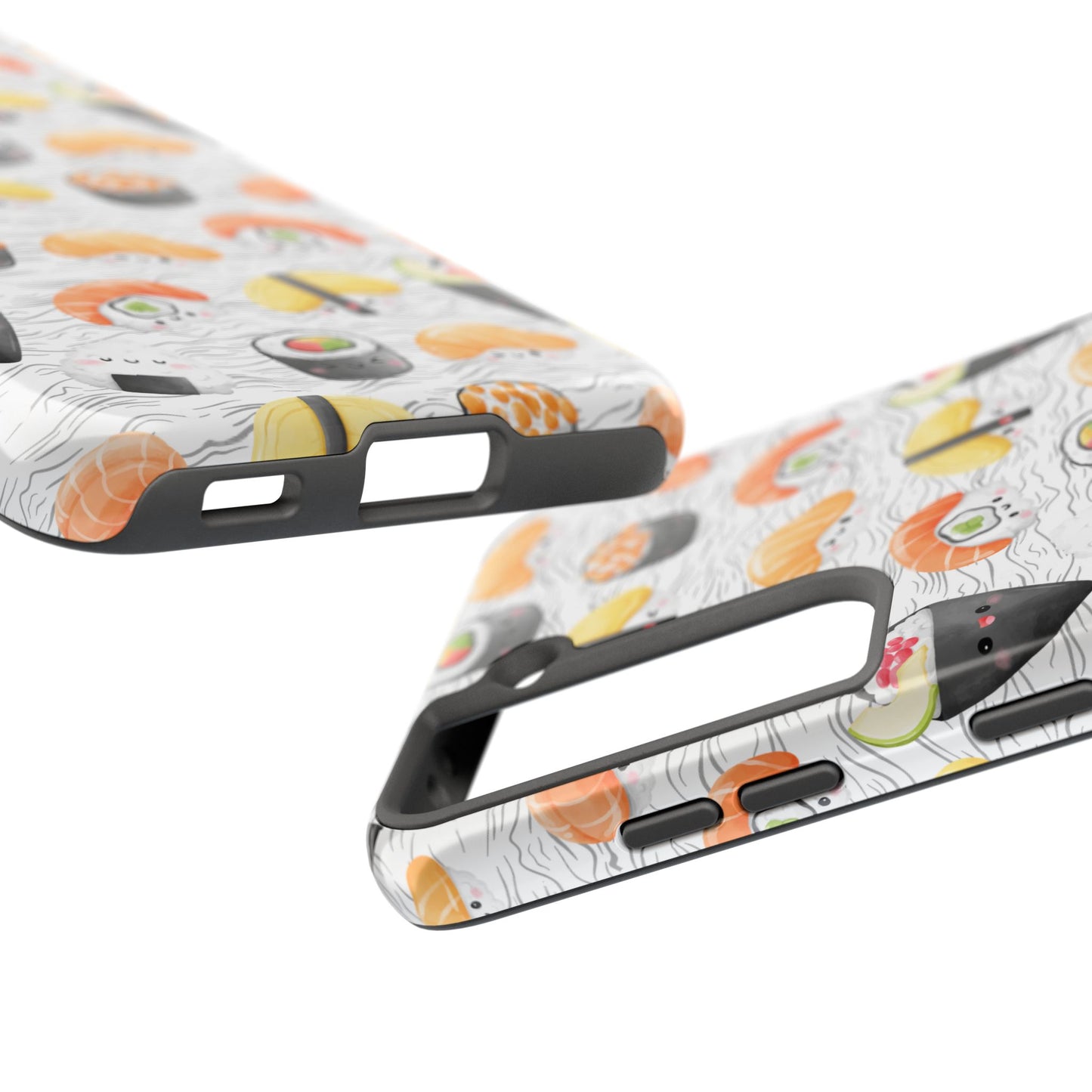 Cute Sushi Tough Phone Case - Durable and Stylish Design for Food Lovers