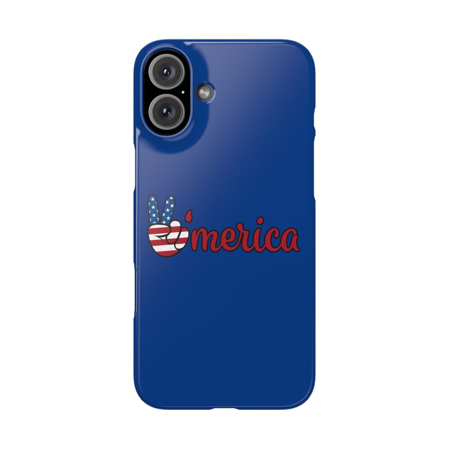 Slim Phone Case - 'Merica Design, Patriotic Phone Cover for Independence Day, 4th of July, USA Pride, Gift for Americans