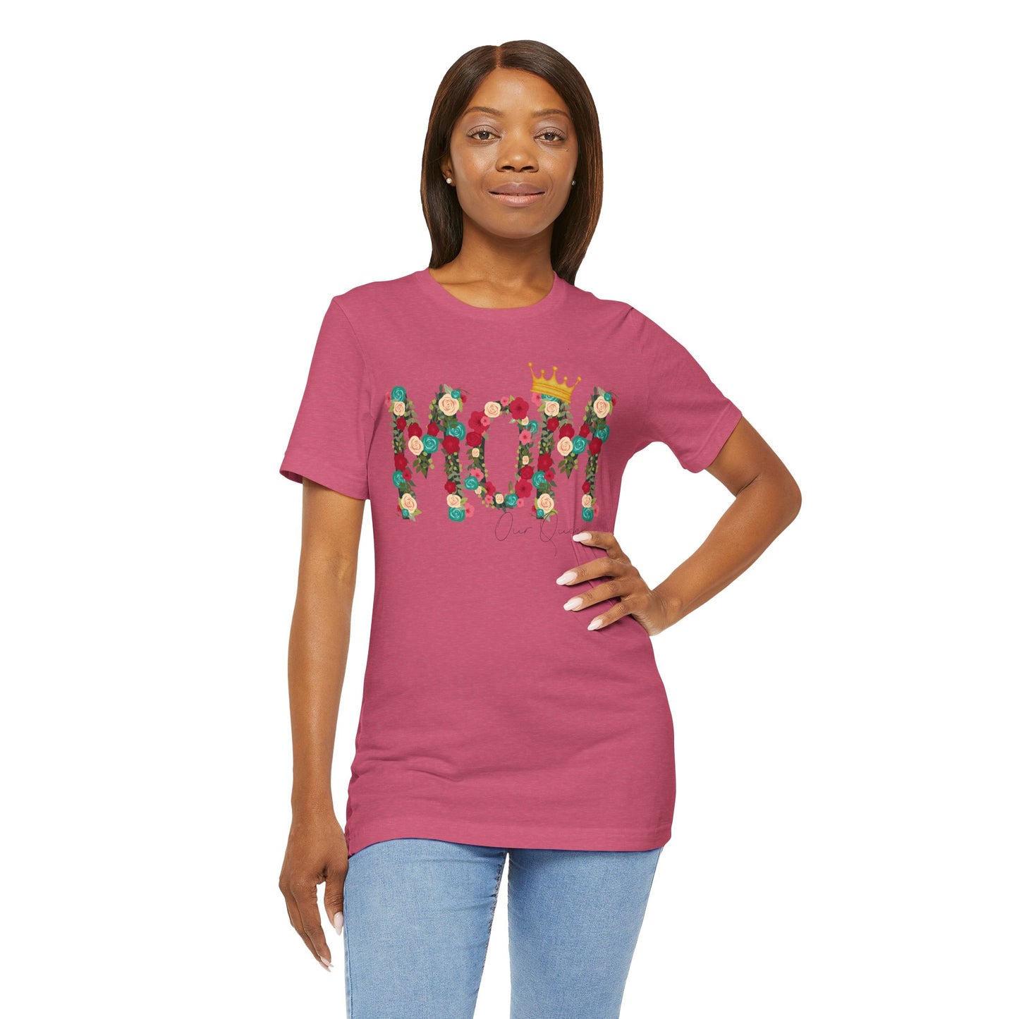 Floral Mom Queen T-Shirt - Mother's Day Gift
