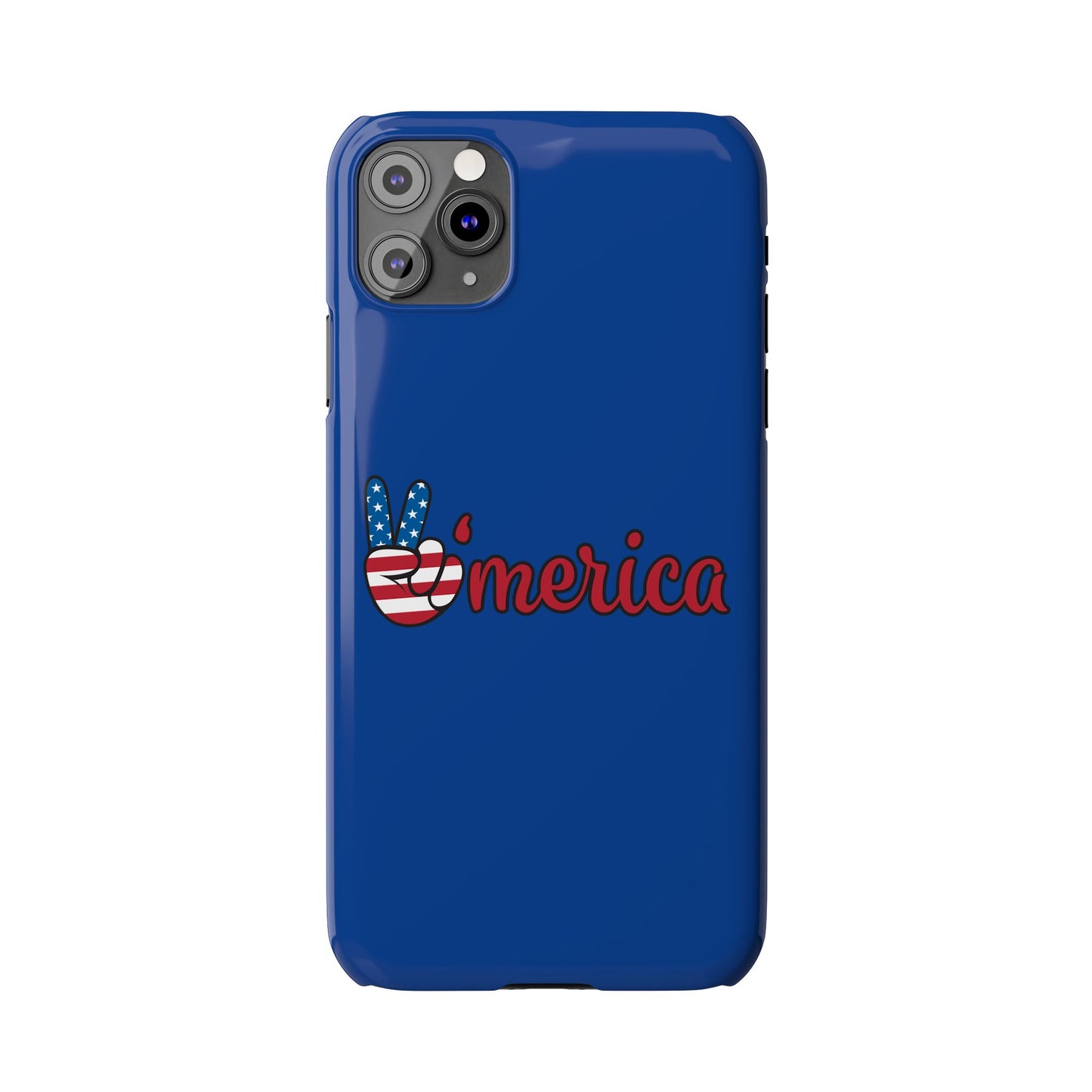 Slim Phone Case - 'Merica Design, Patriotic Phone Cover for Independence Day, 4th of July, USA Pride, Gift for Americans