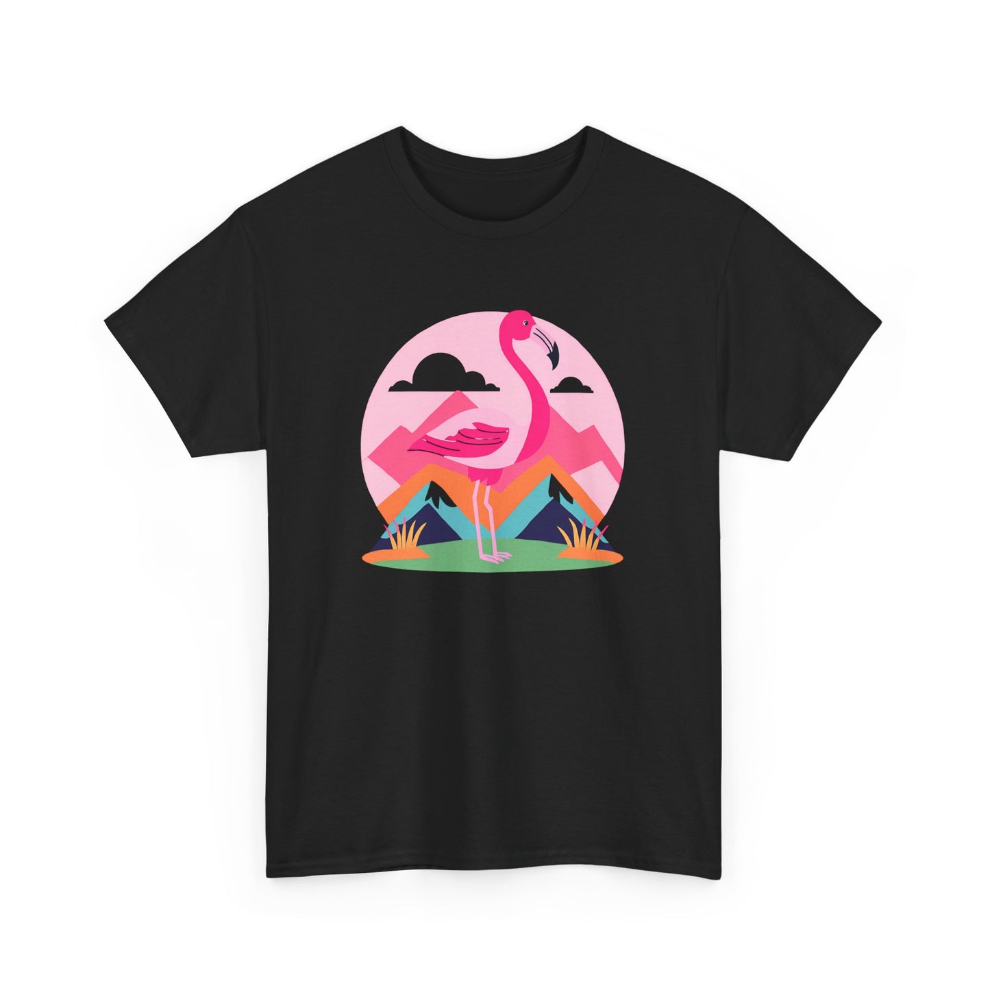 Flamingo Tee- Cotton T-shirt