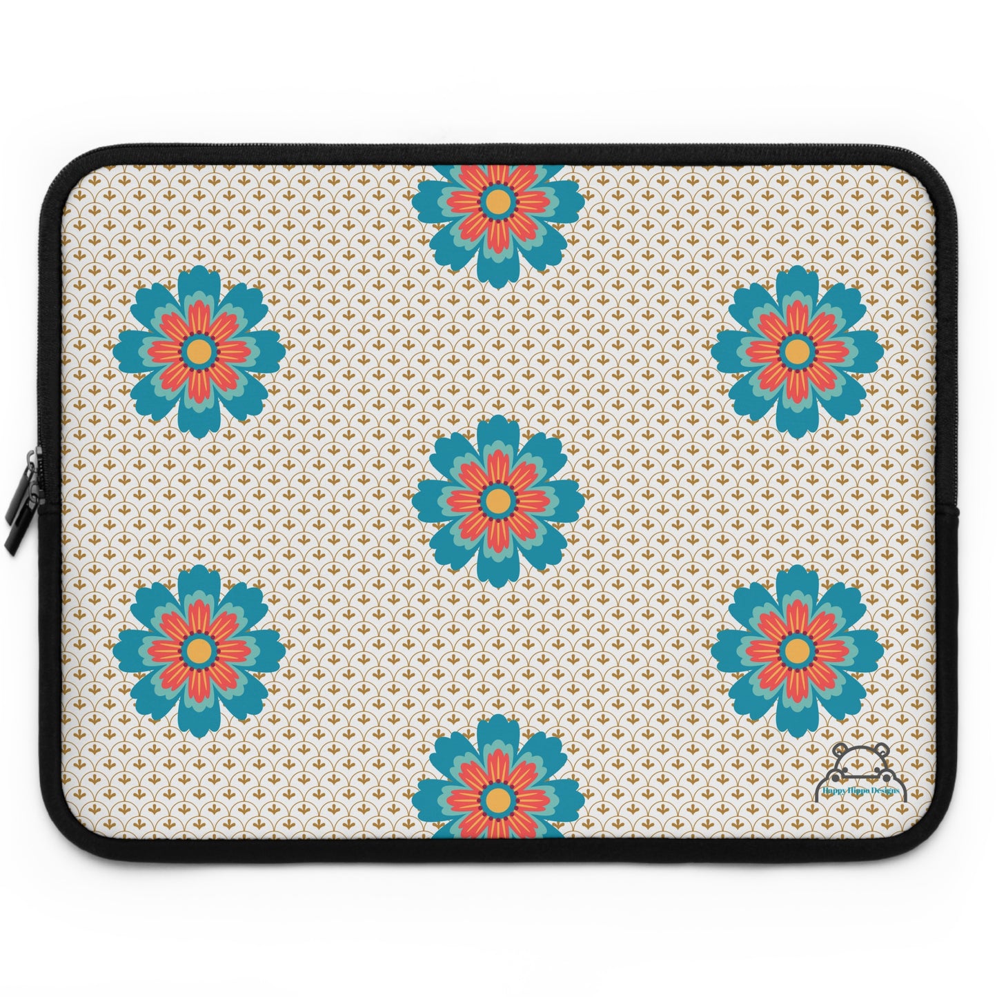 Colorful Floral Laptop Sleeve