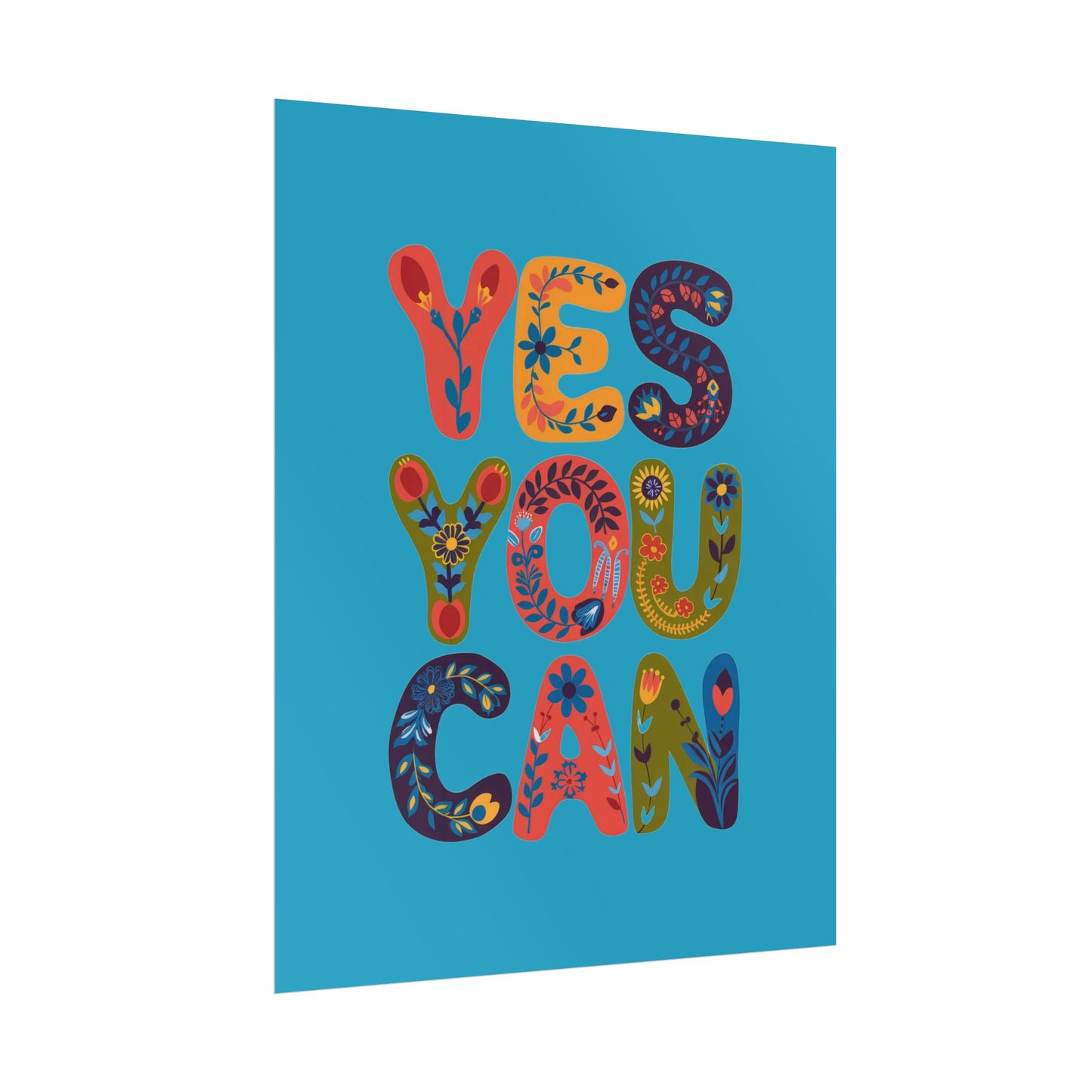 Poster - Yes You Can Inspirational Poster
