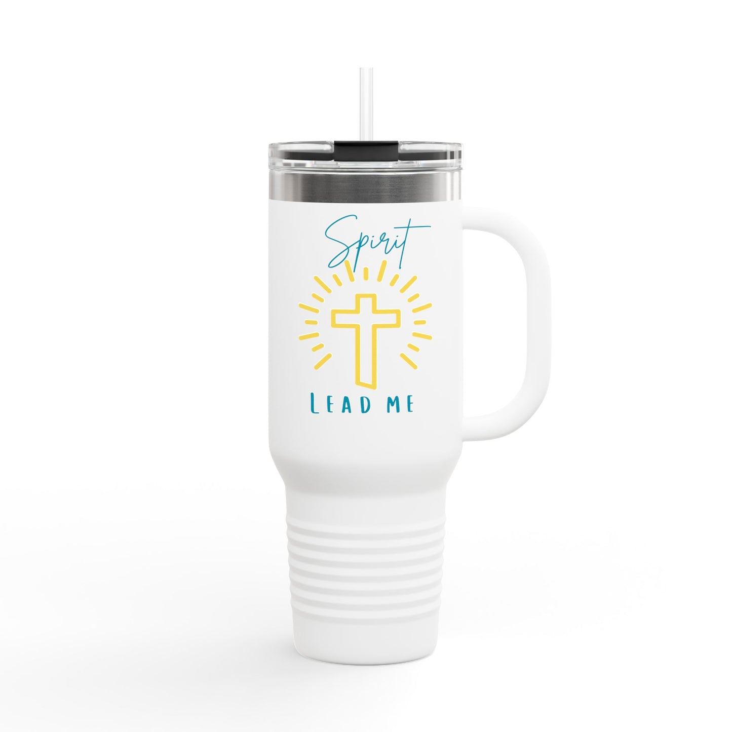 Spirit Lead me, Inspirational Insulated Travel Mug