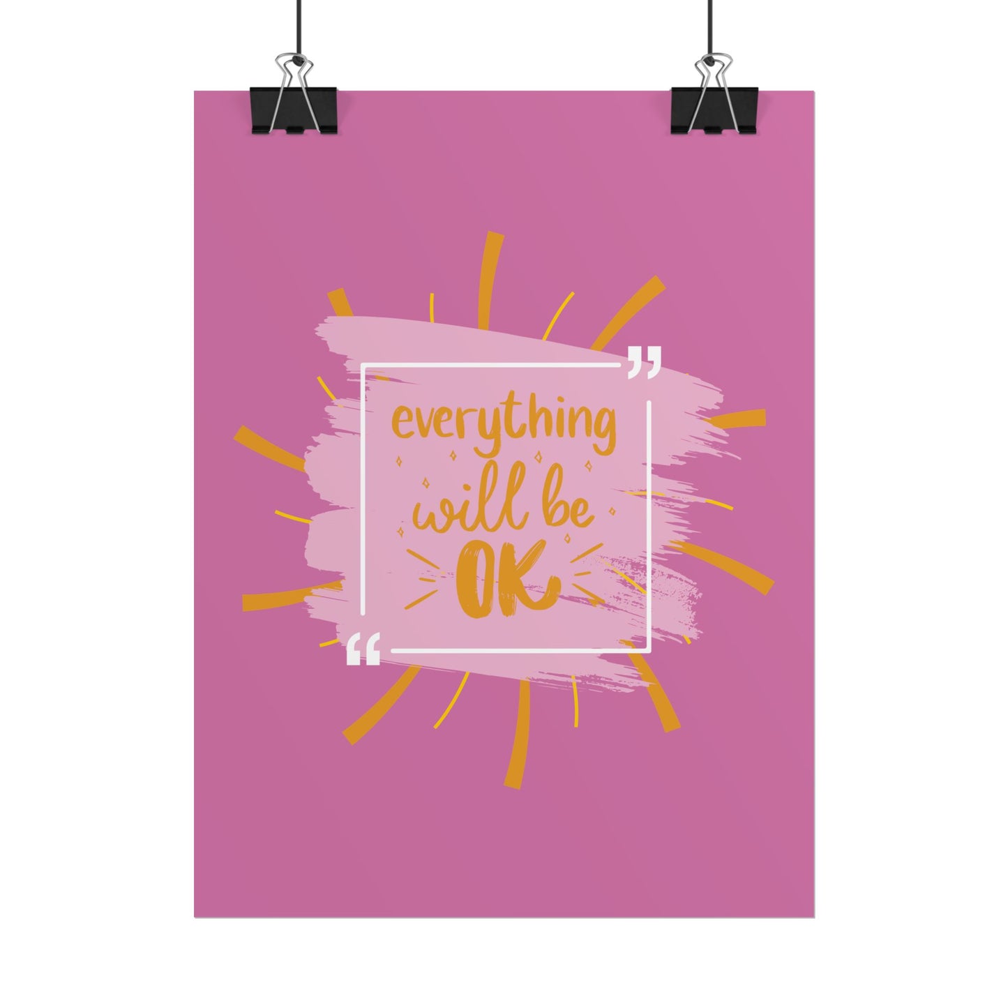 Everything Will Be Ok -Poster