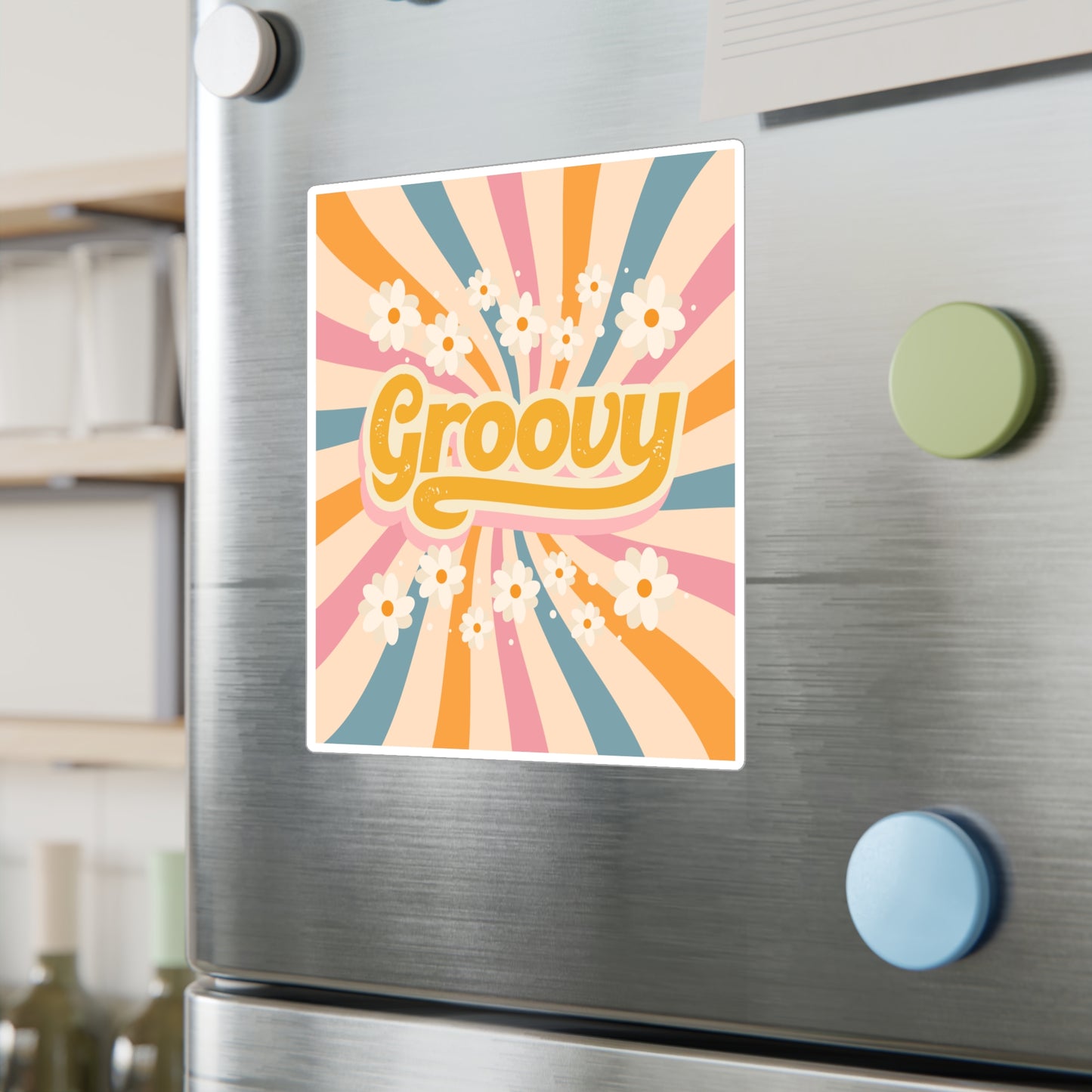 Vinyl Decal - Groovy Neutral Color Sticker