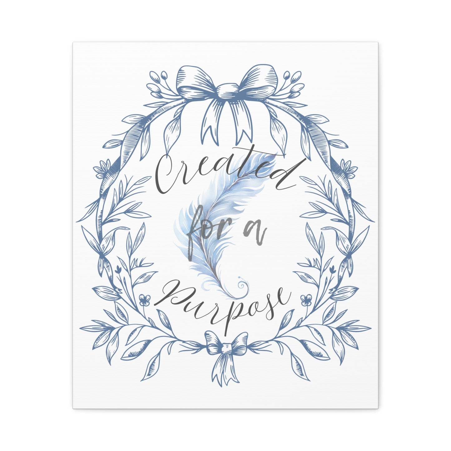 Inspirational Canvas Art - 'Created for a Purpose' Wall Decor
