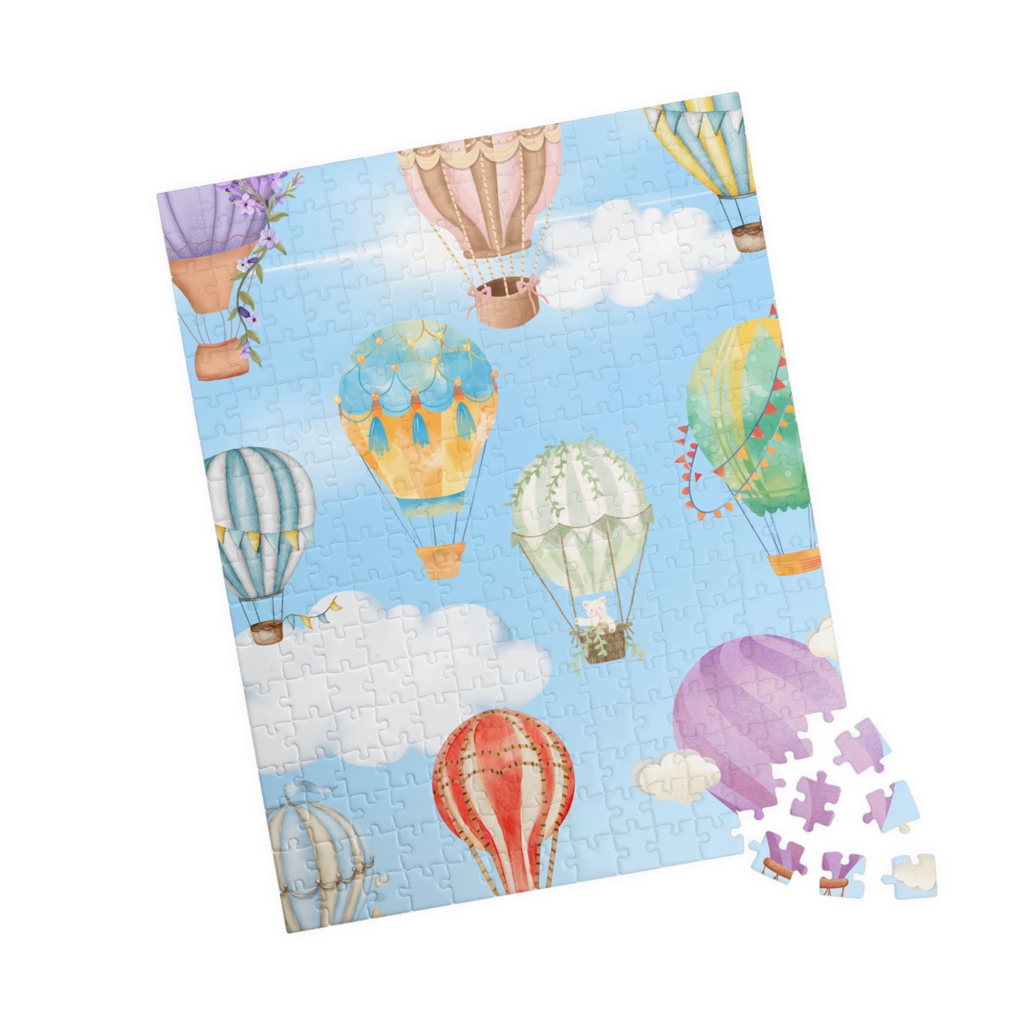 Colorful Hot Air Balloon Puzzle - Unique Gift