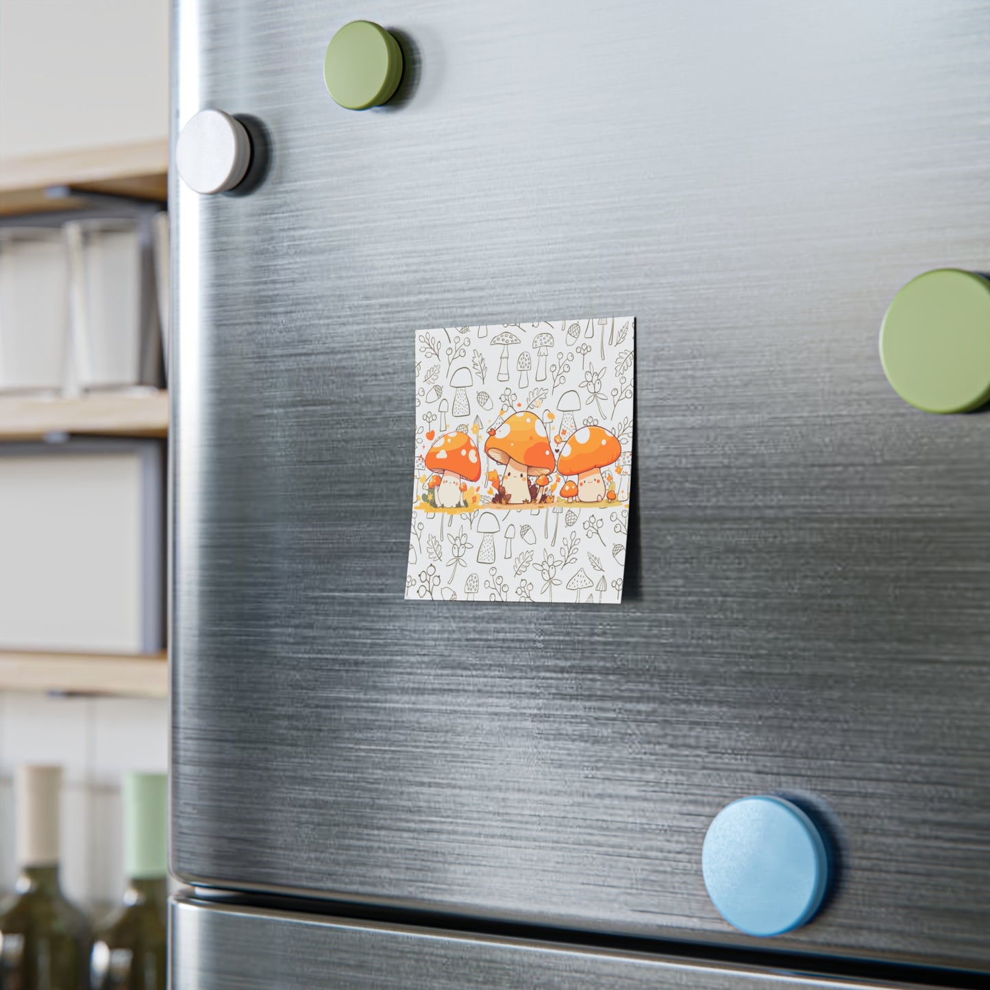 Cute Mushroom Post-it® Note Pads - Whimsical Sticky Notes for Nature Lovers