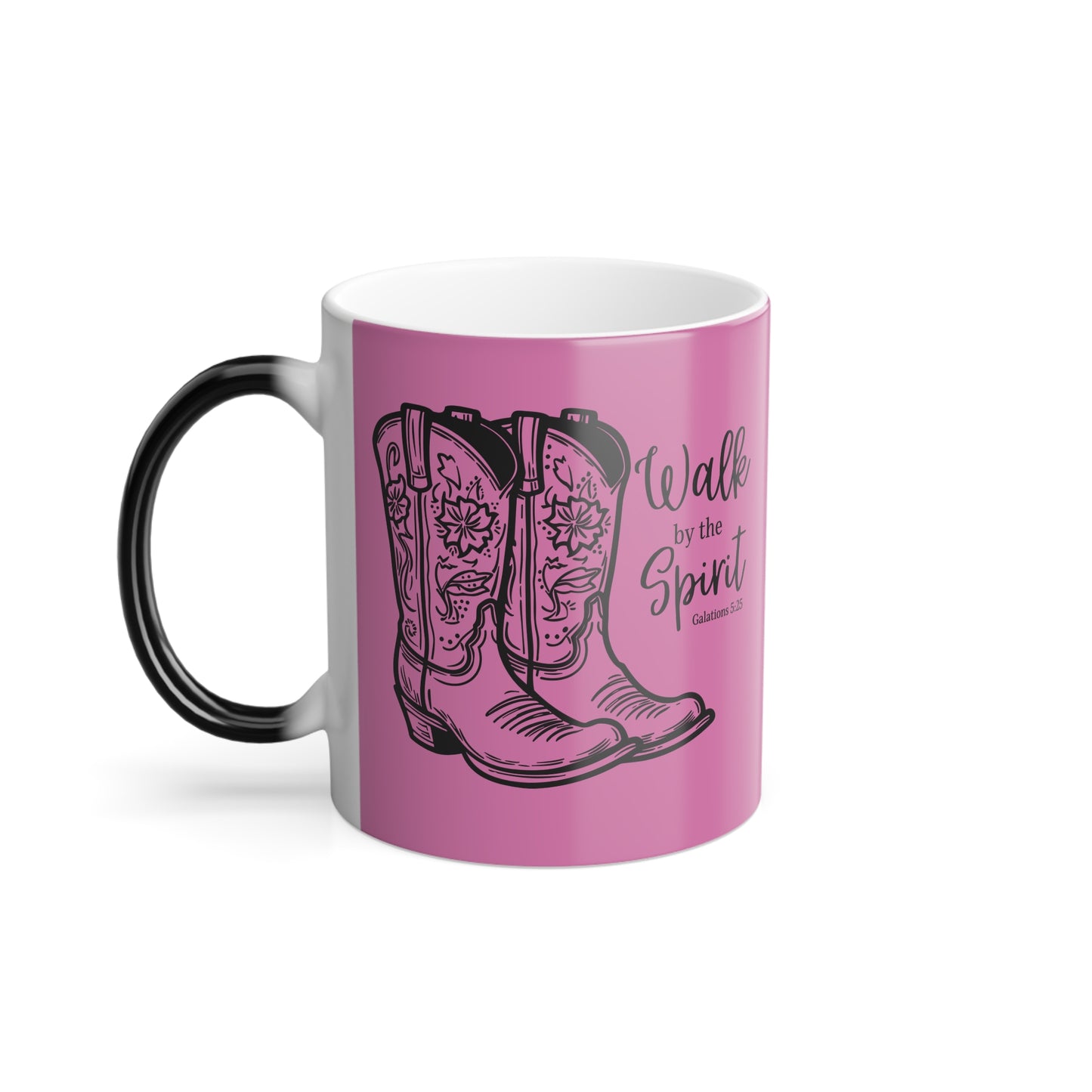 Color Changing Mug Galatians 5:25 Walk by the Spirit Design - 11oz