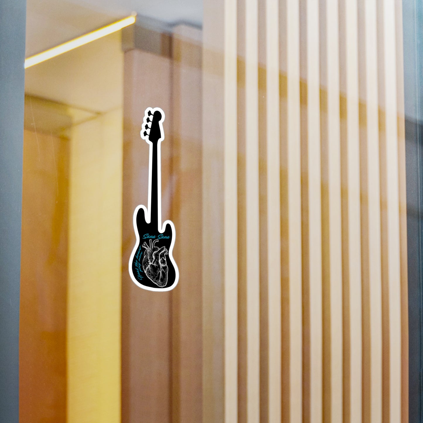 Vinyl Decal - Heal the heart, Play more Sana Sana