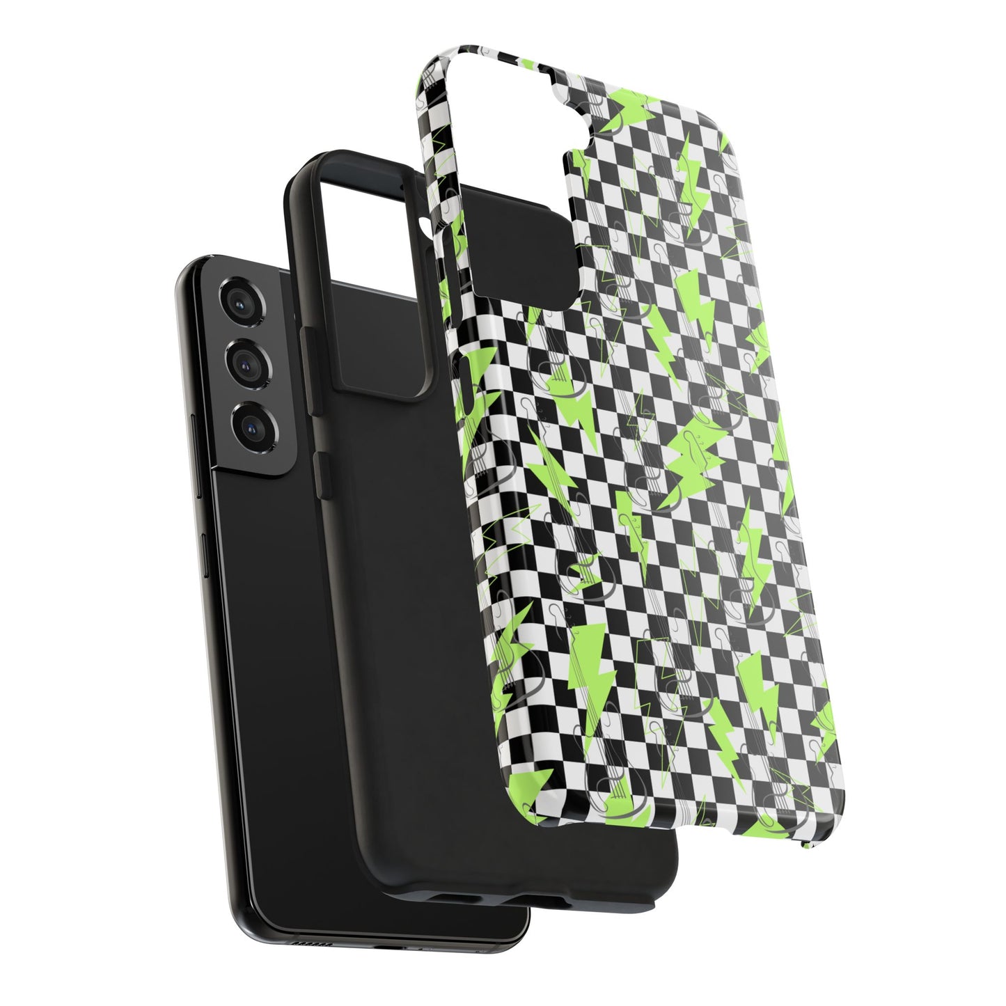 Phone Case - Lightening Guitar Rock the Day Design