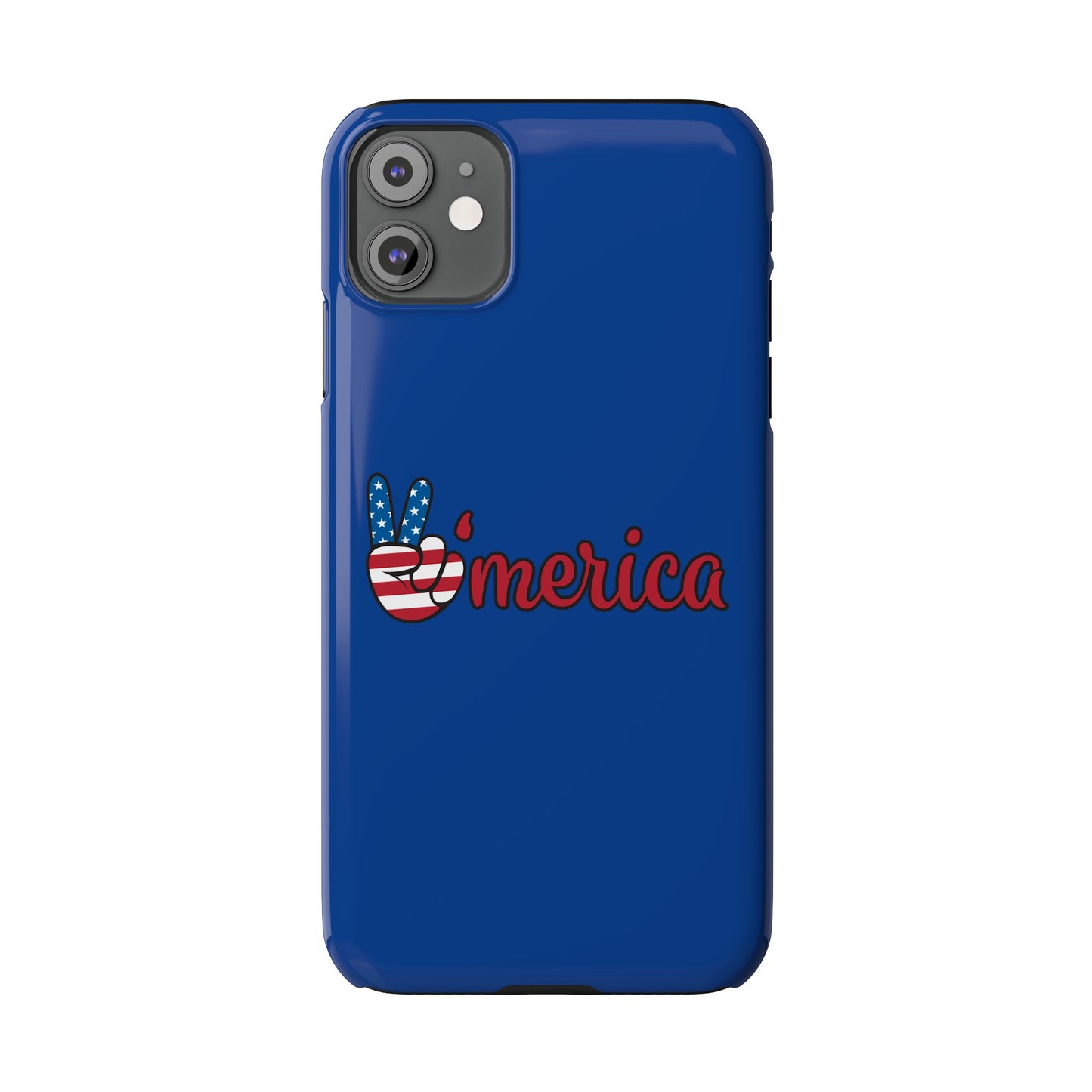 Slim Phone Case - 'Merica Design, Patriotic Phone Cover for Independence Day, 4th of July, USA Pride, Gift for Americans
