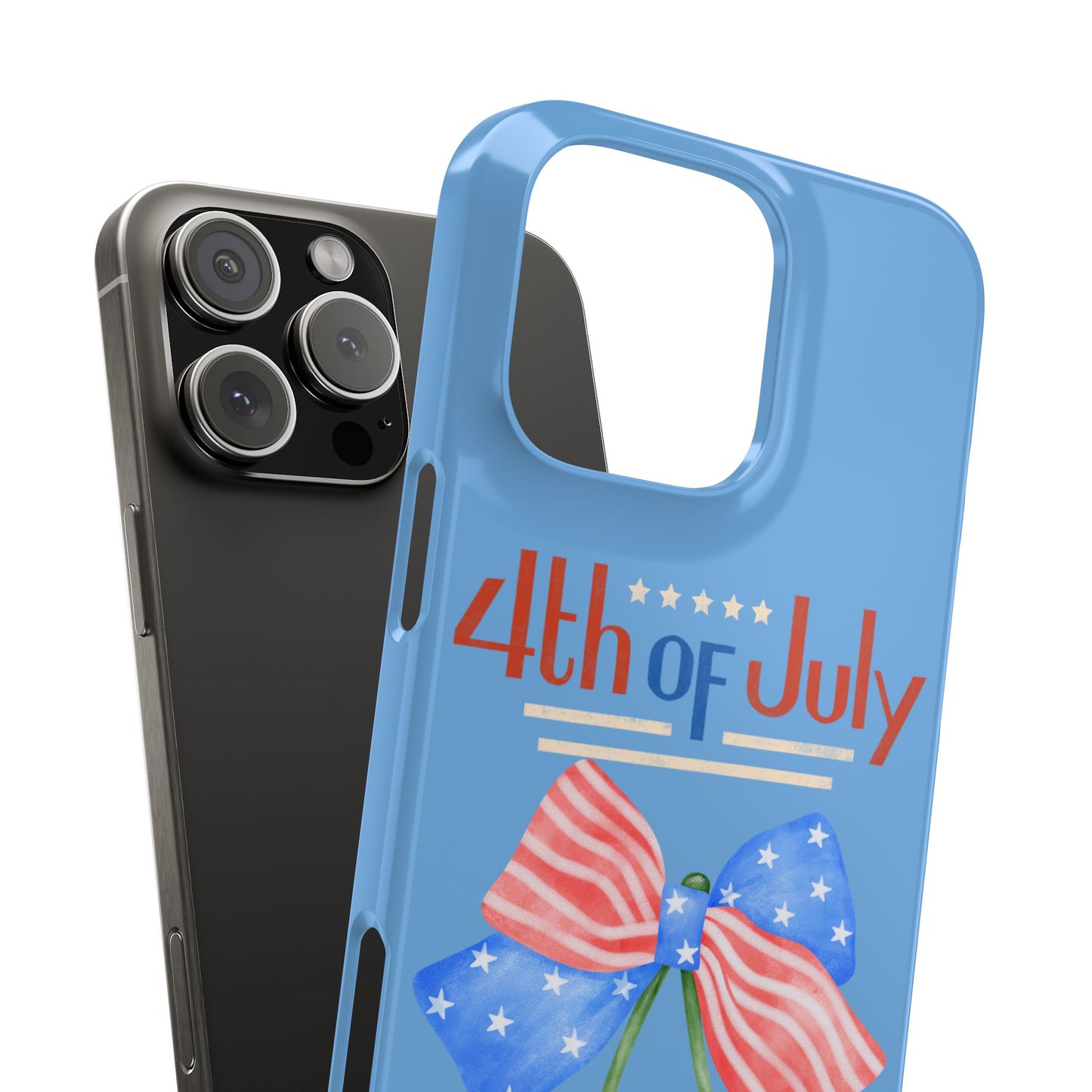 Patriotic Slim Phone Cases for 4th of July | Americana Accessories, Summer Gift, Holiday Celebration, Phone Protection