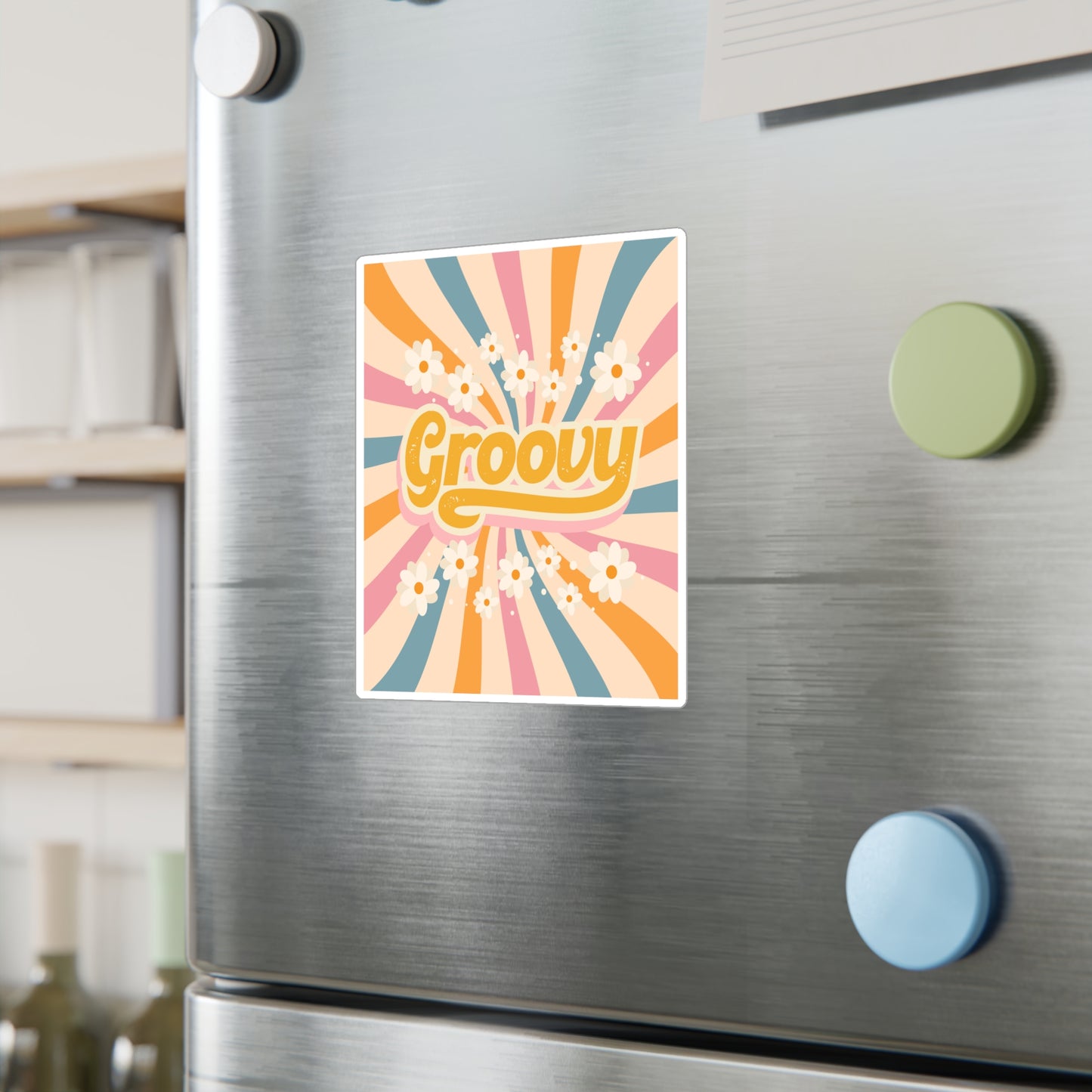Vinyl Decal - Groovy Neutral Color Sticker