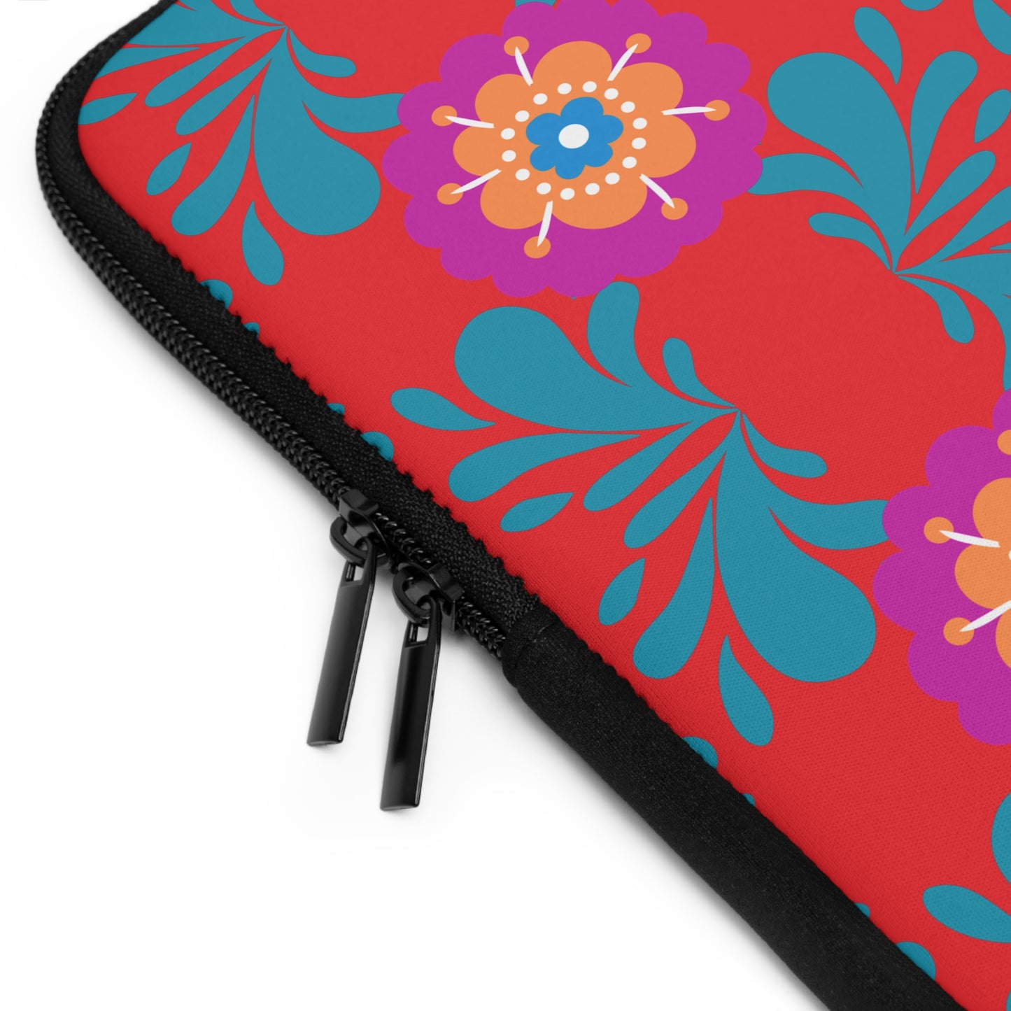 Colorful Floral Laptop Sleeve, Vibrant Tech Accessory for Students