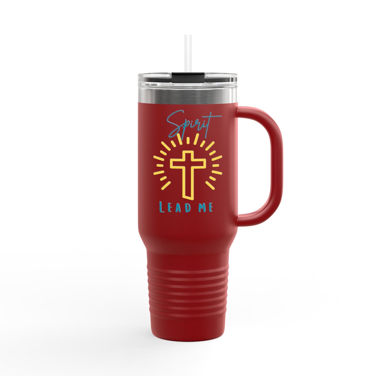 Spirit Lead me, Inspirational Insulated Travel Mug