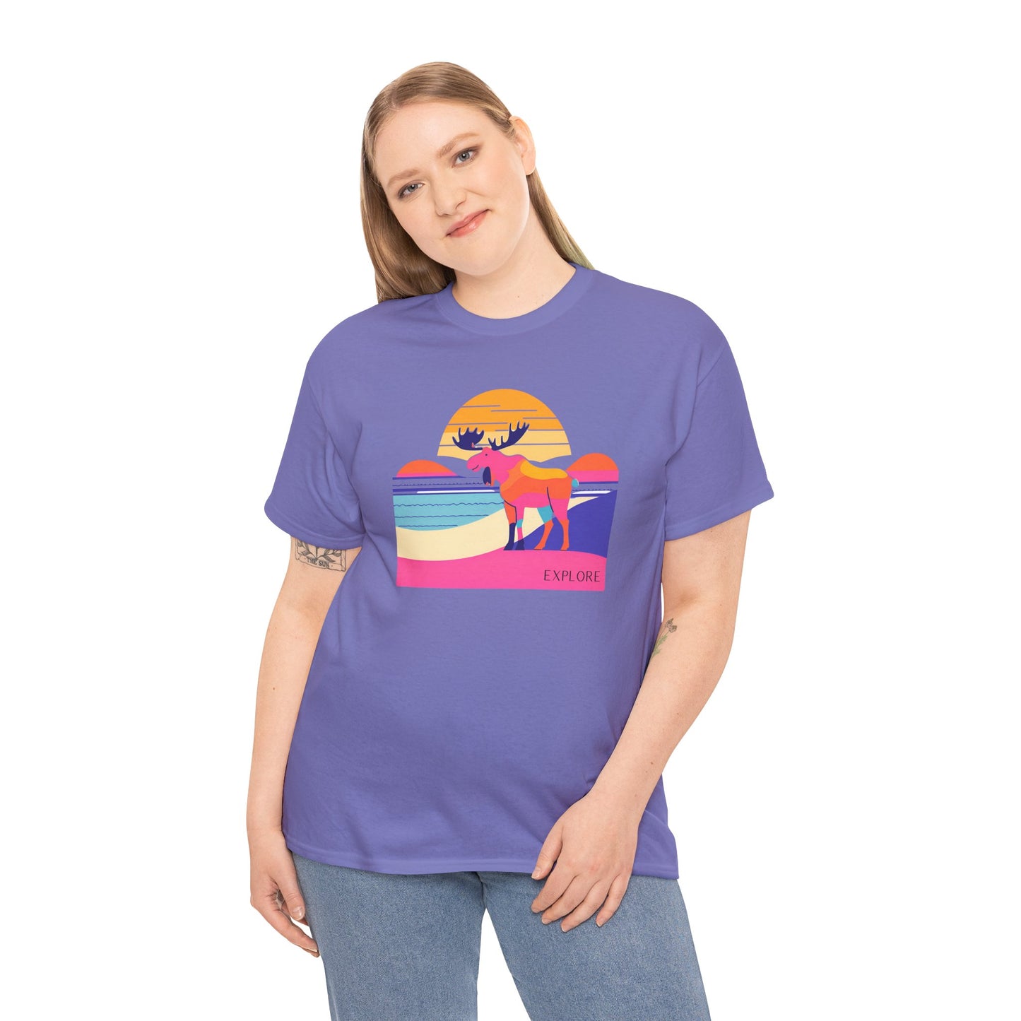 Explore Moose Tee - Adventure Lovers