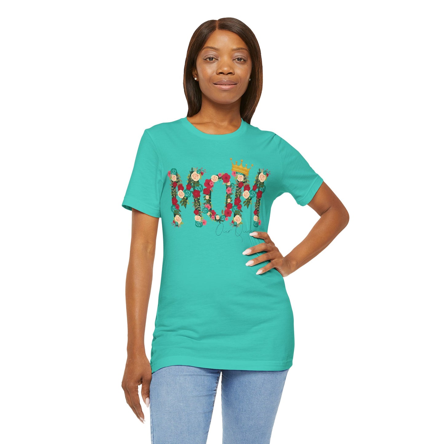 Floral Mom Queen T-Shirt - Mother's Day Gift