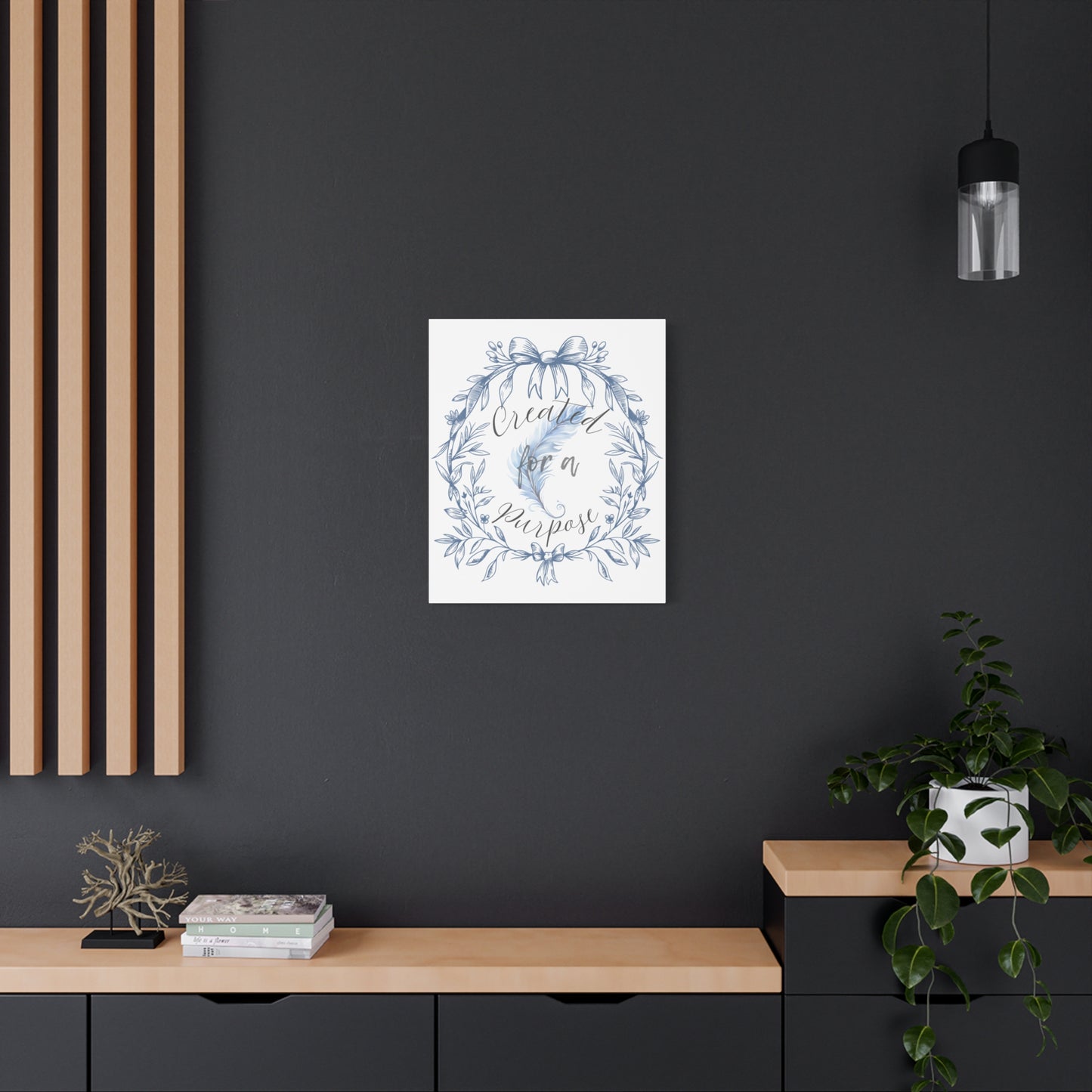 Inspirational Canvas Art - 'Created for a Purpose' Wall Decor