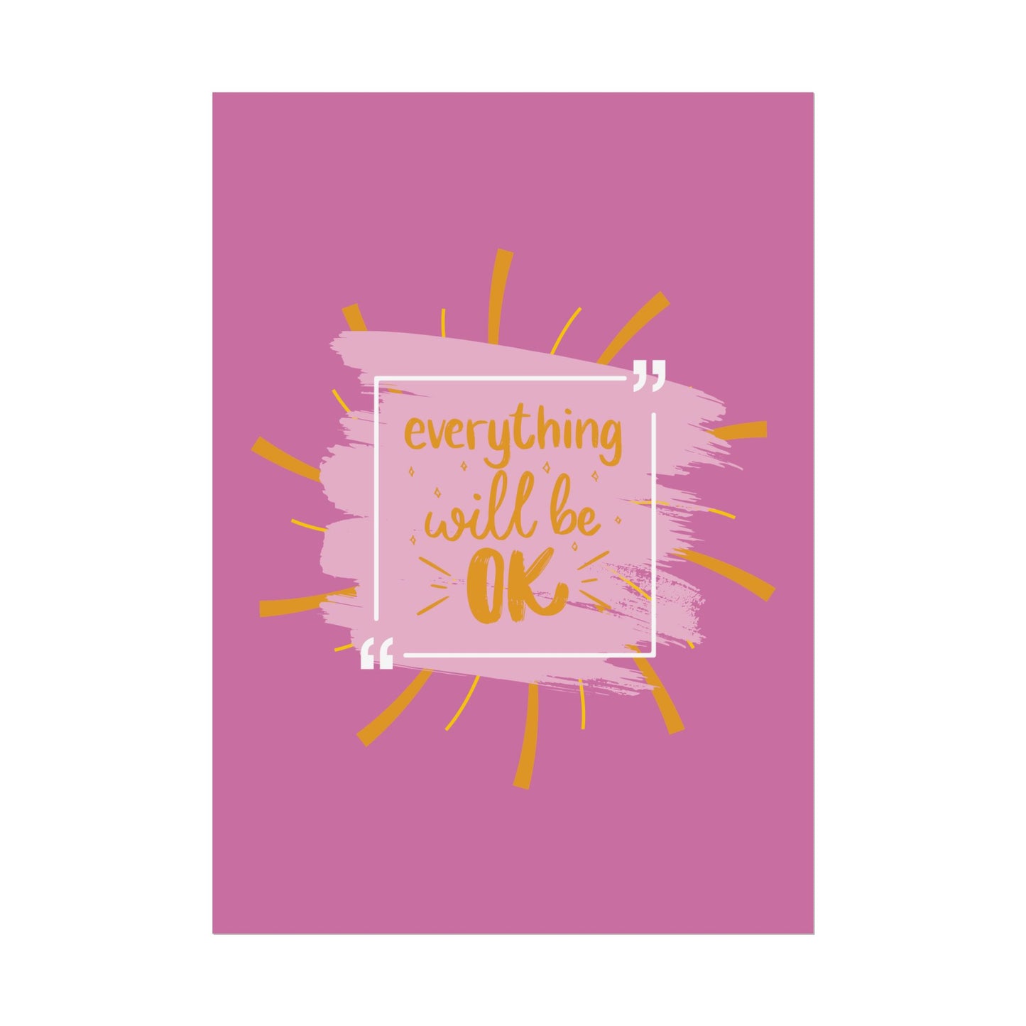 Everything Will Be Ok -Poster