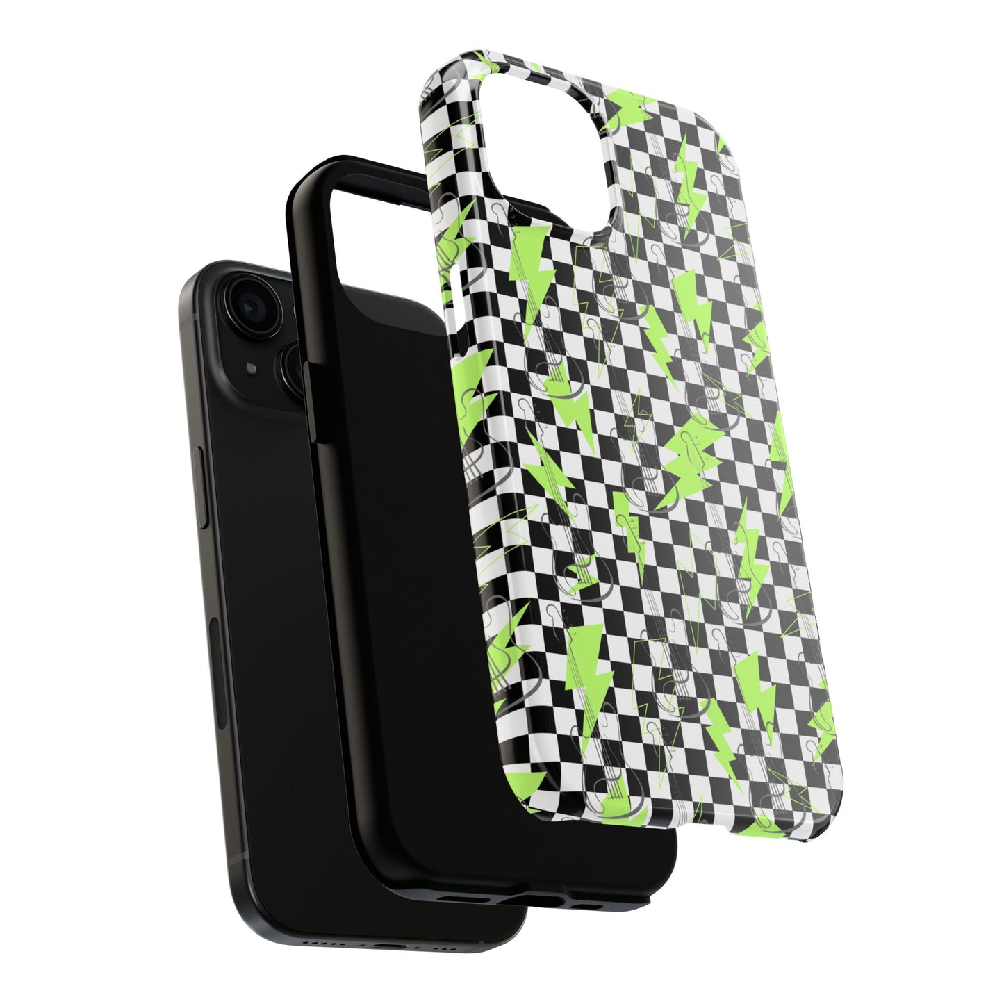 Phone Case - Lightening Guitar Rock the Day Design