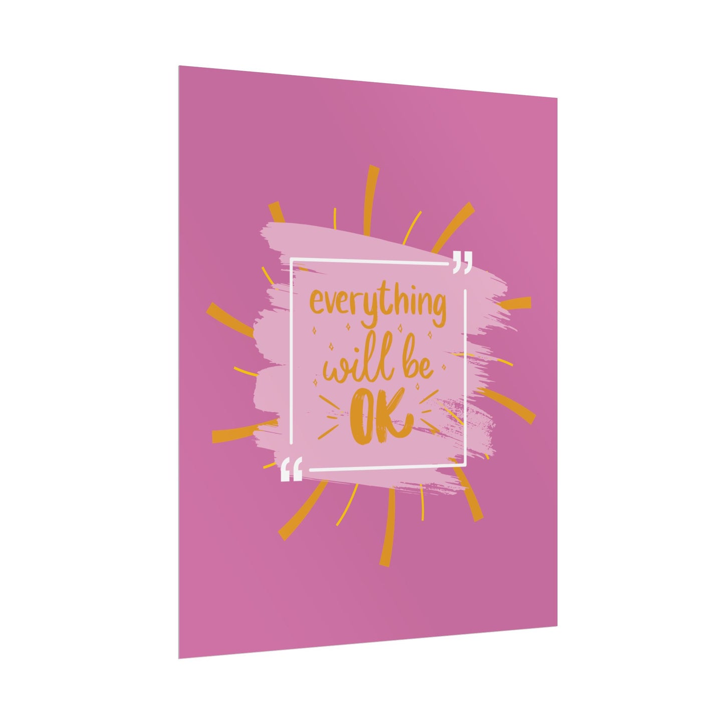 Everything Will Be Ok -Poster