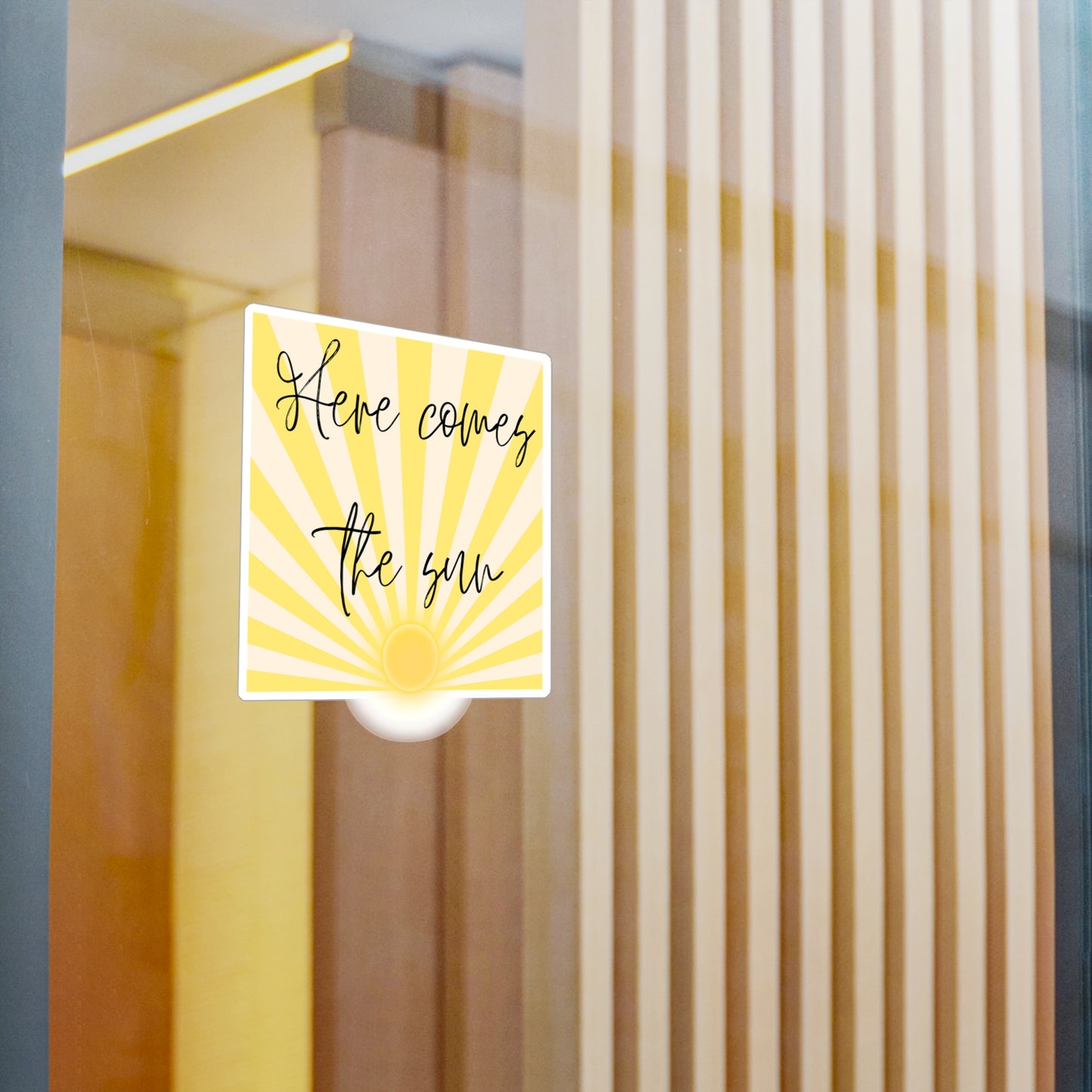 Vinyl Decal - Here Comes the Sun