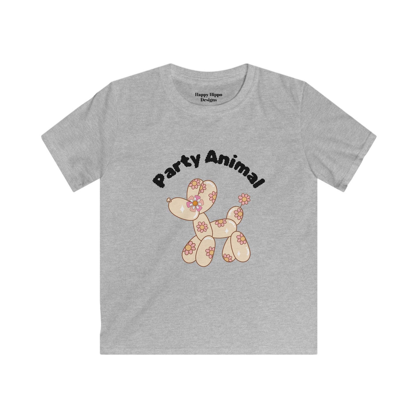 Kids Party Animal Tee - Fun and Playful Softstyle T-Shirt for Celebrations