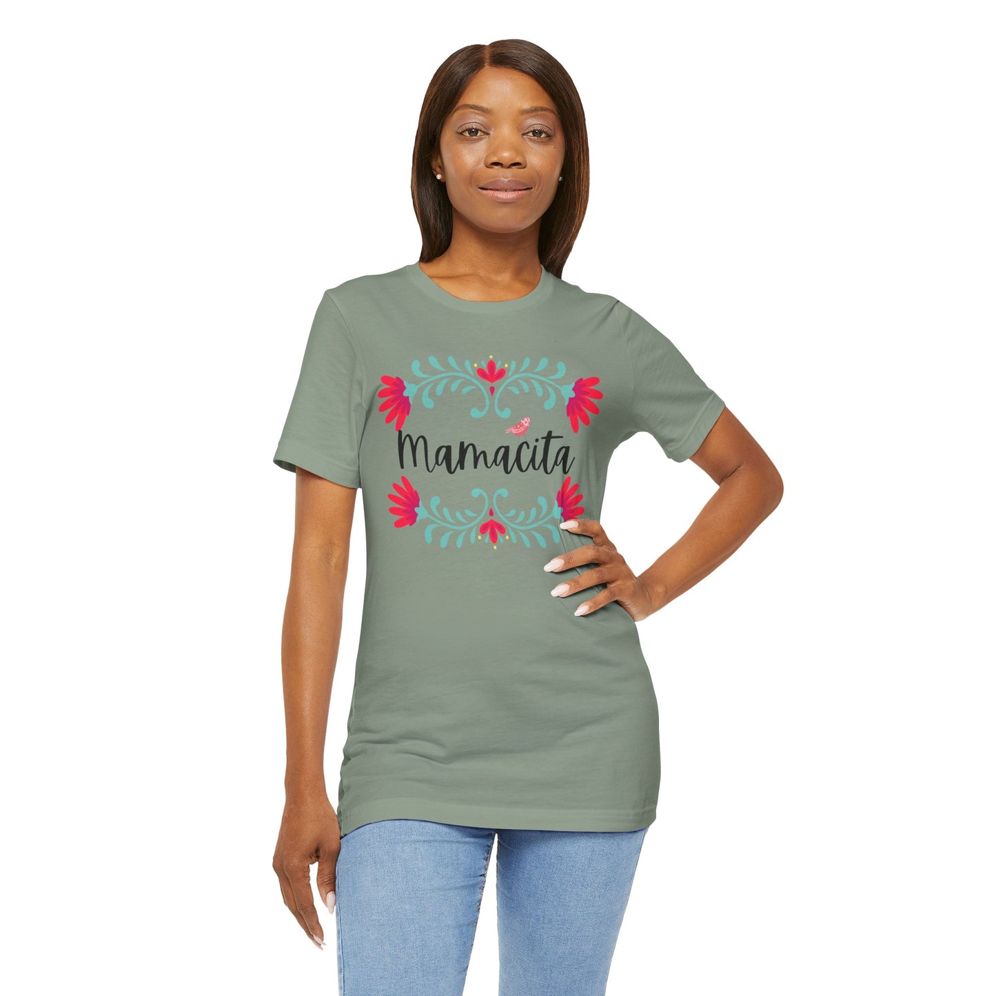 Mamacita- Mexican art inspired Floral Tee