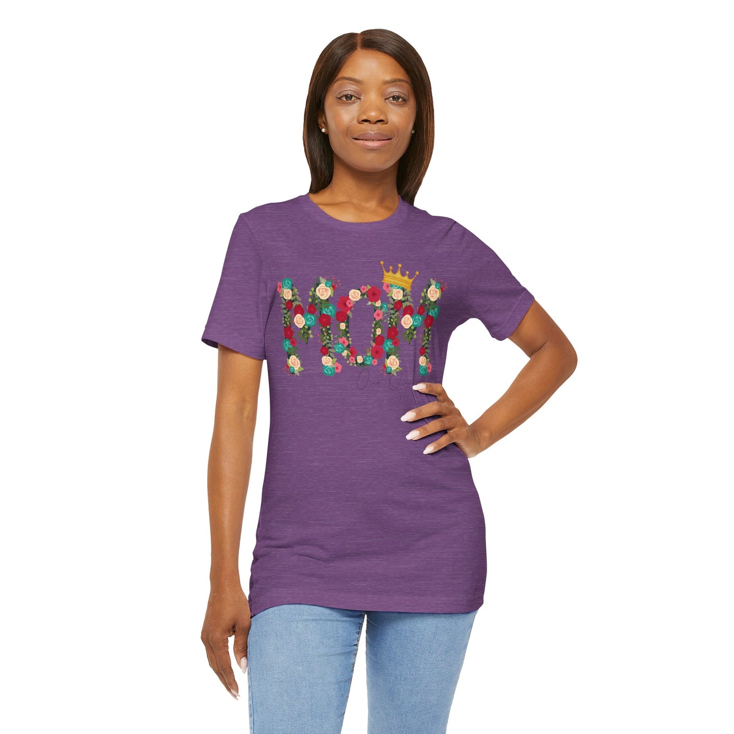 Floral Mom Queen T-Shirt - Mother's Day Gift