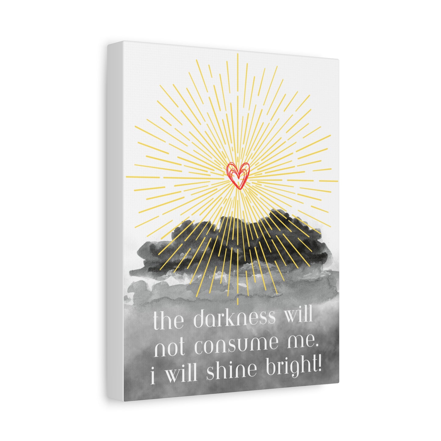Inspirational Wall Art - Shine Bright Canvas Print