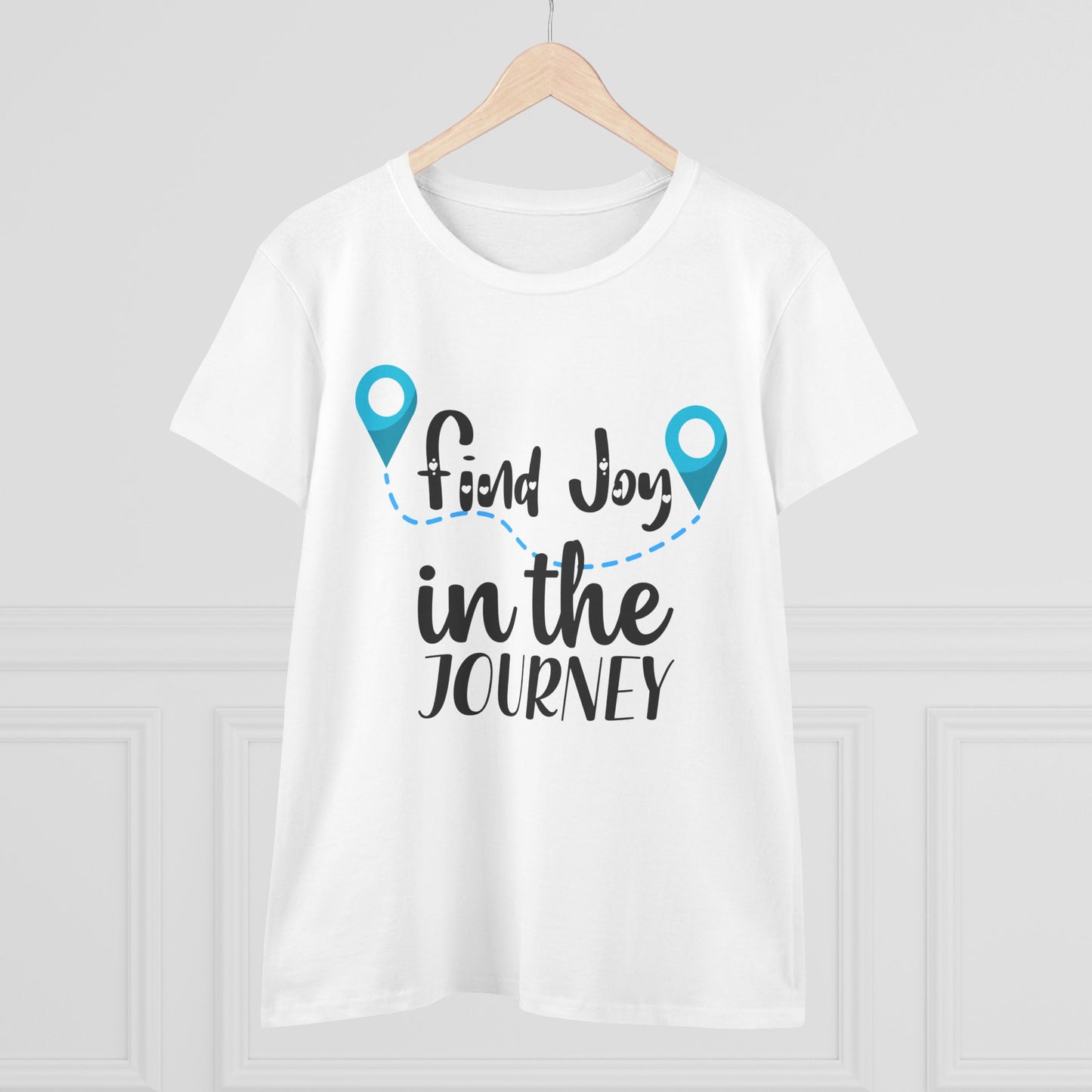 Cotton Tee - Find Joy in the Journey Graphic Shirt