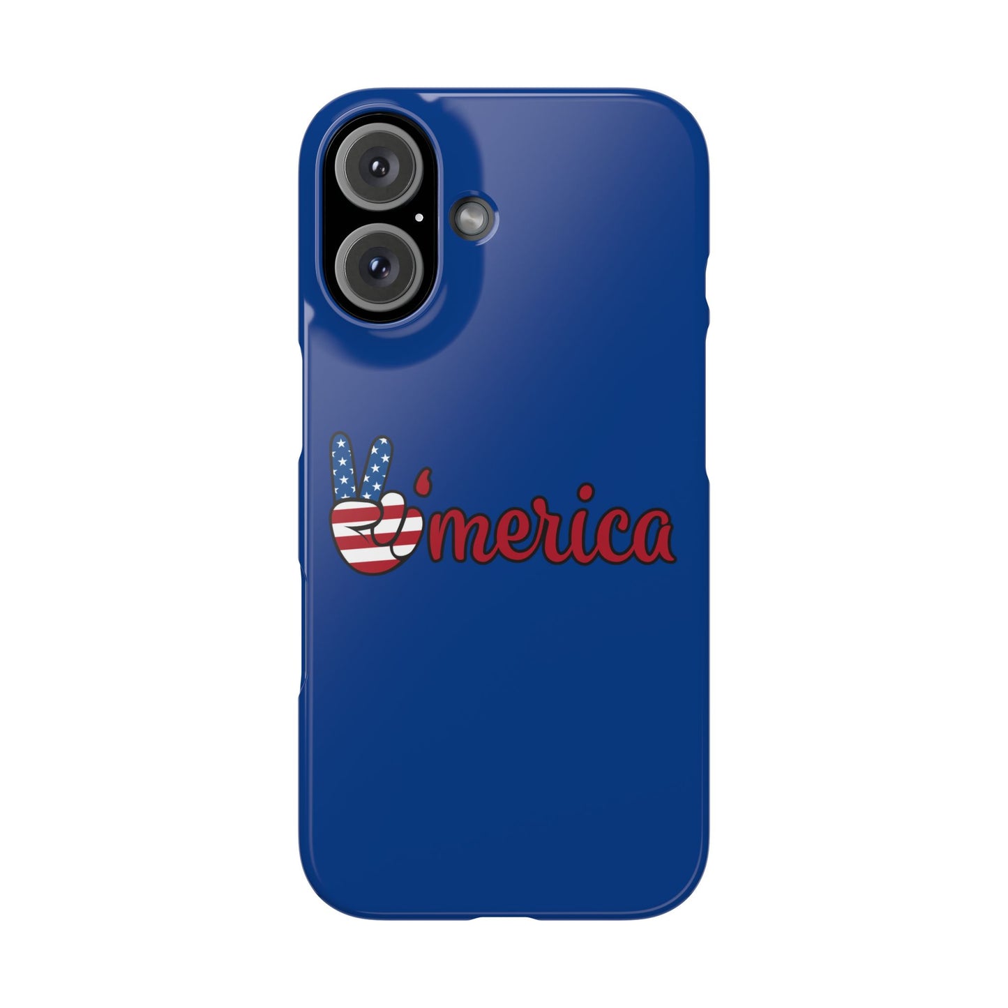 Slim Phone Case - 'Merica Design, Patriotic Phone Cover for Independence Day, 4th of July, USA Pride, Gift for Americans