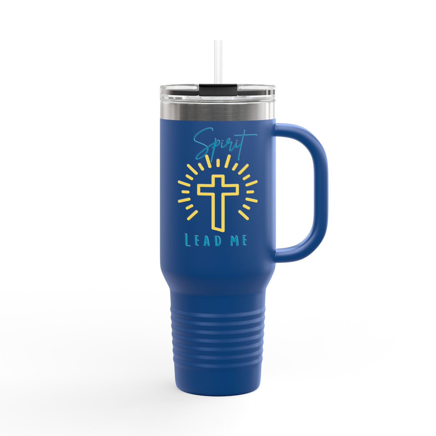 Spirit Lead me, Inspirational Insulated Travel Mug