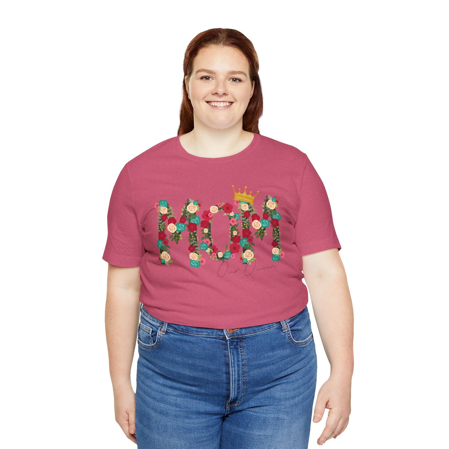 Floral Mom Queen T-Shirt - Mother's Day Gift