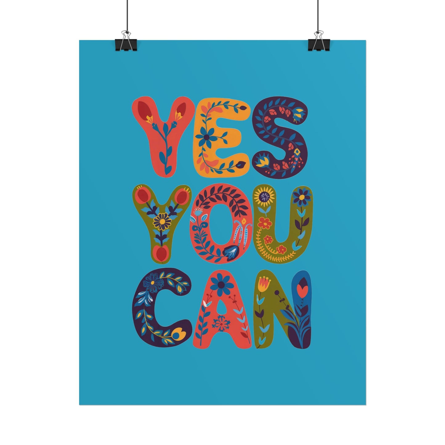 Poster - Yes You Can Inspirational Poster