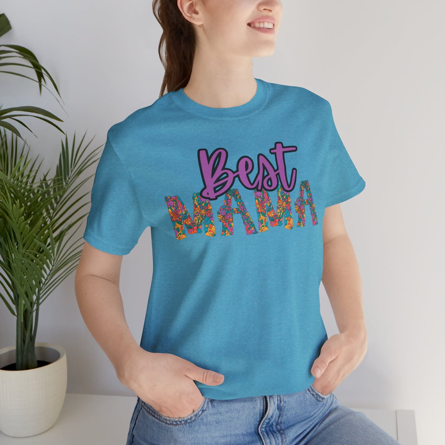 Floral 'Mama' Tee