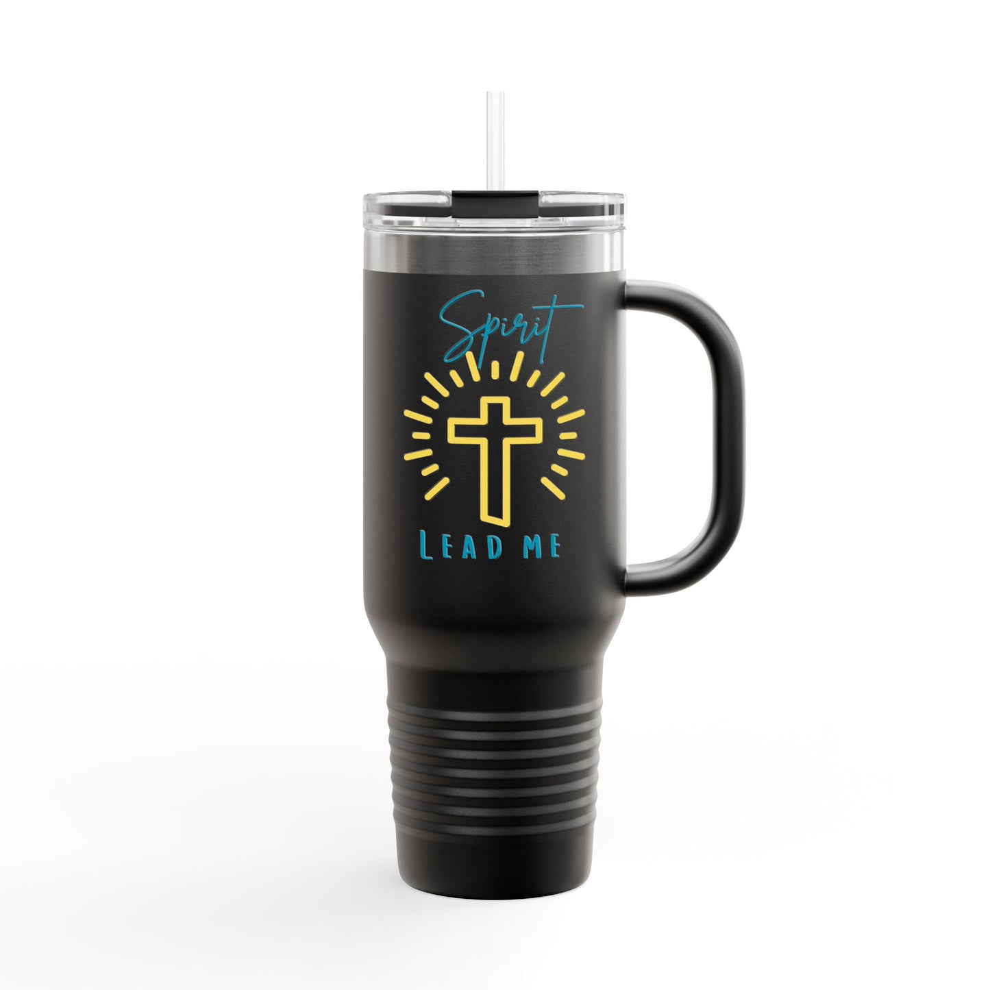 Spirit Lead me, Inspirational Insulated Travel Mug