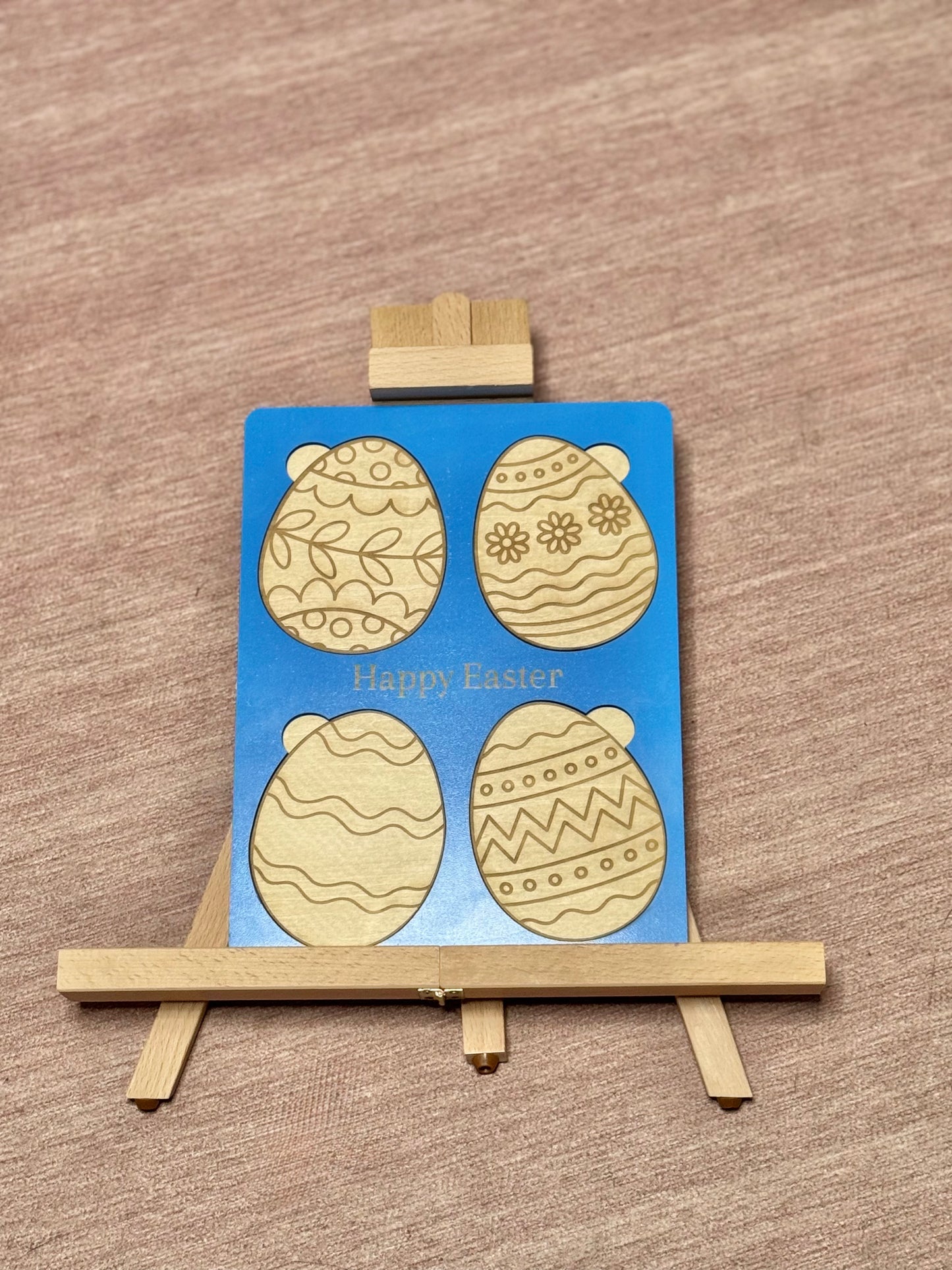Wooden Easter Coloring Puzzle